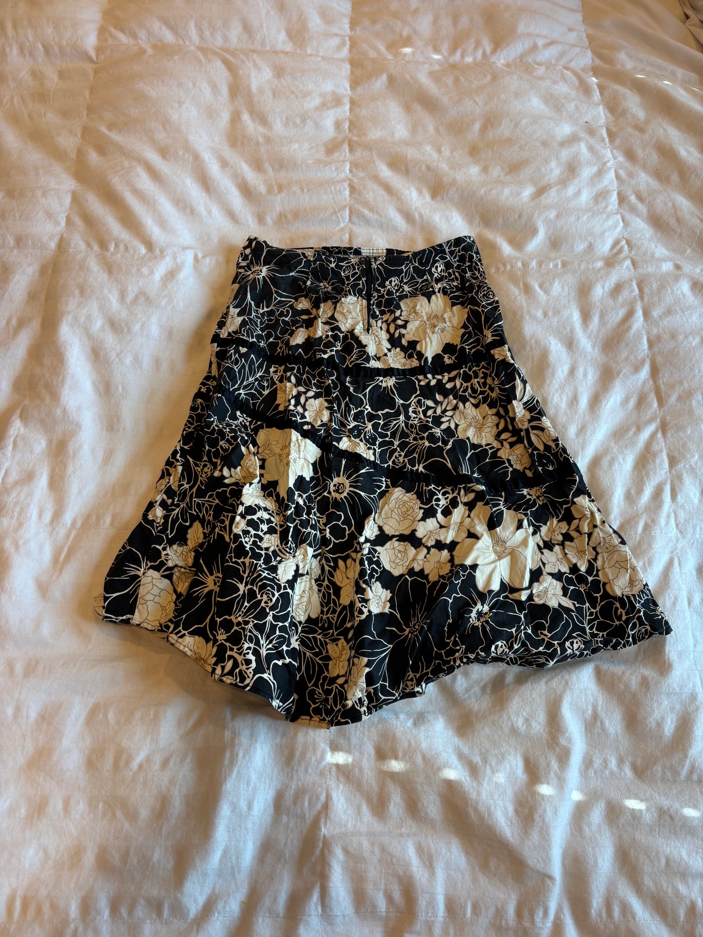 floral skirt