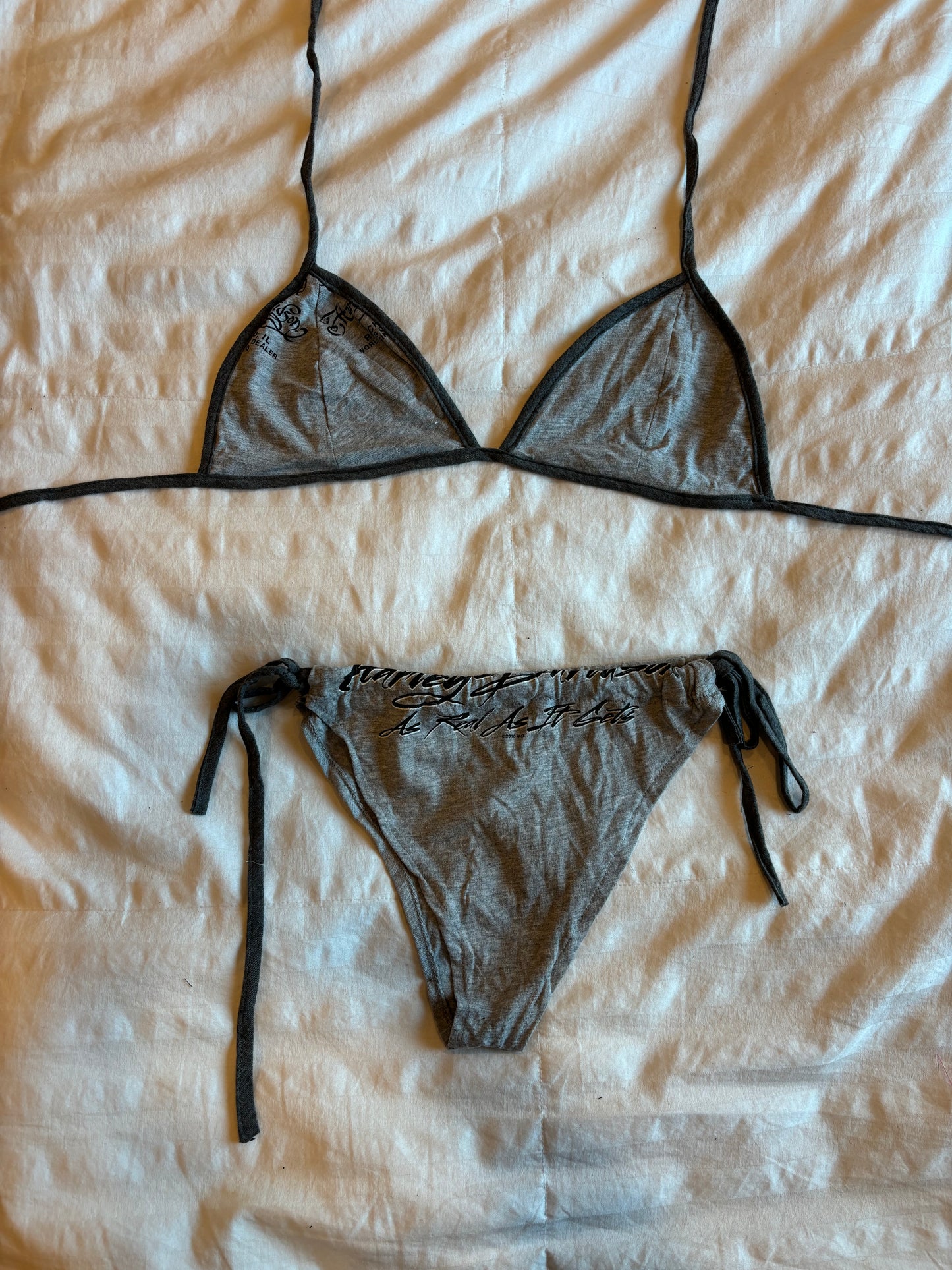amazing reworked harley davidson bikini