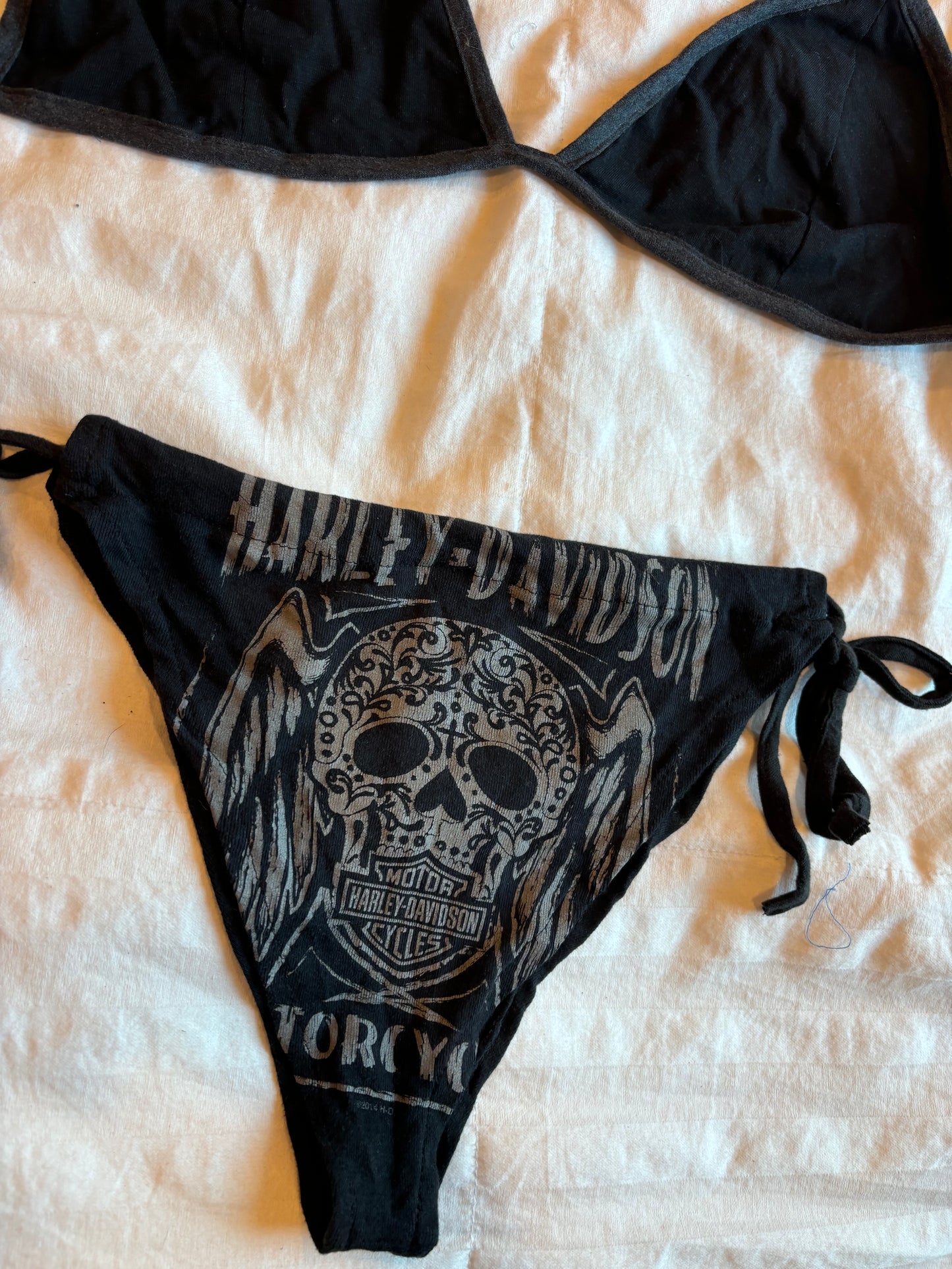 reworked harley davidson bikini