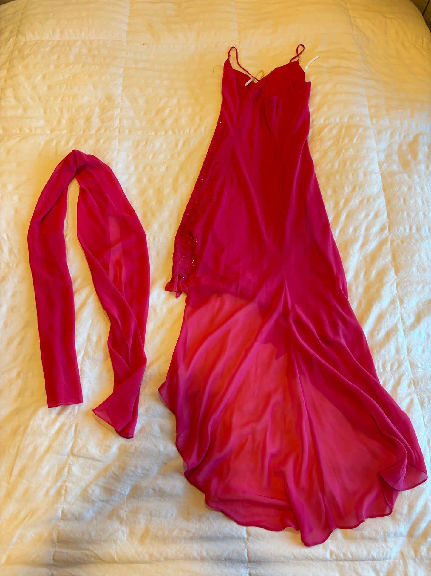 asymmetrical beaded set