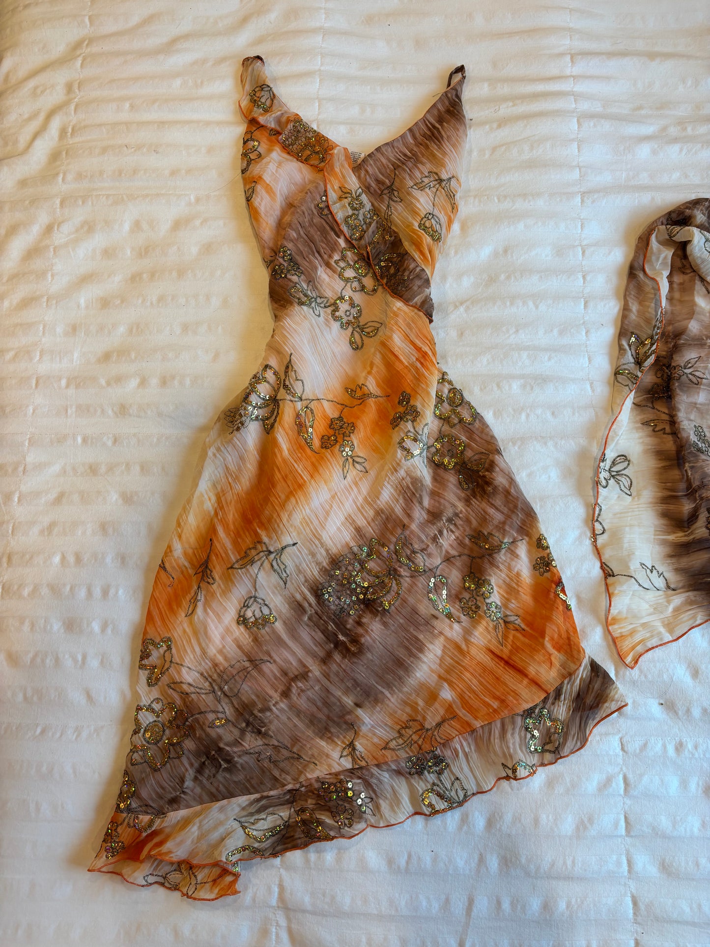 asymmetrical beaded set