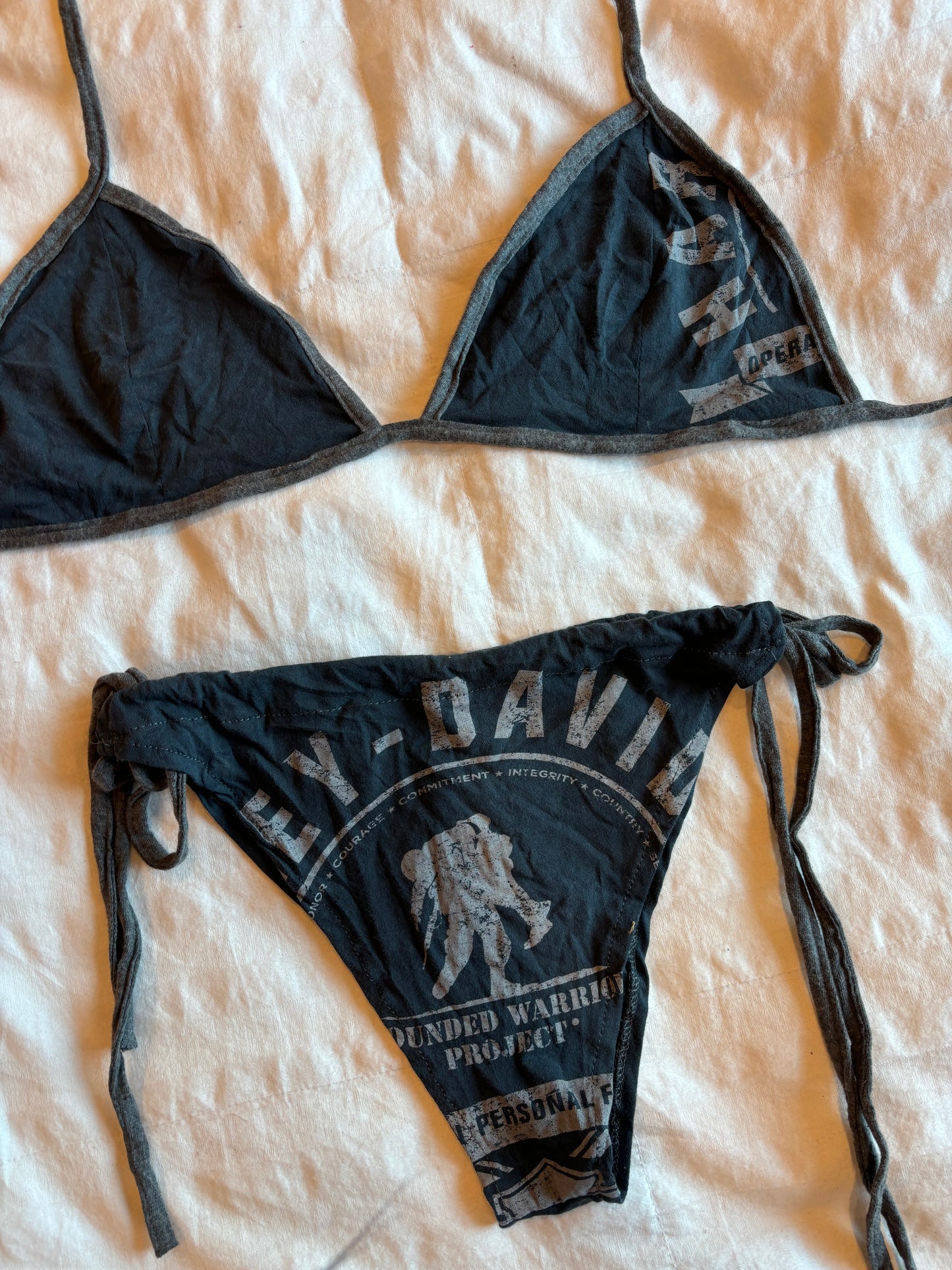 reworked harley davidson bikini