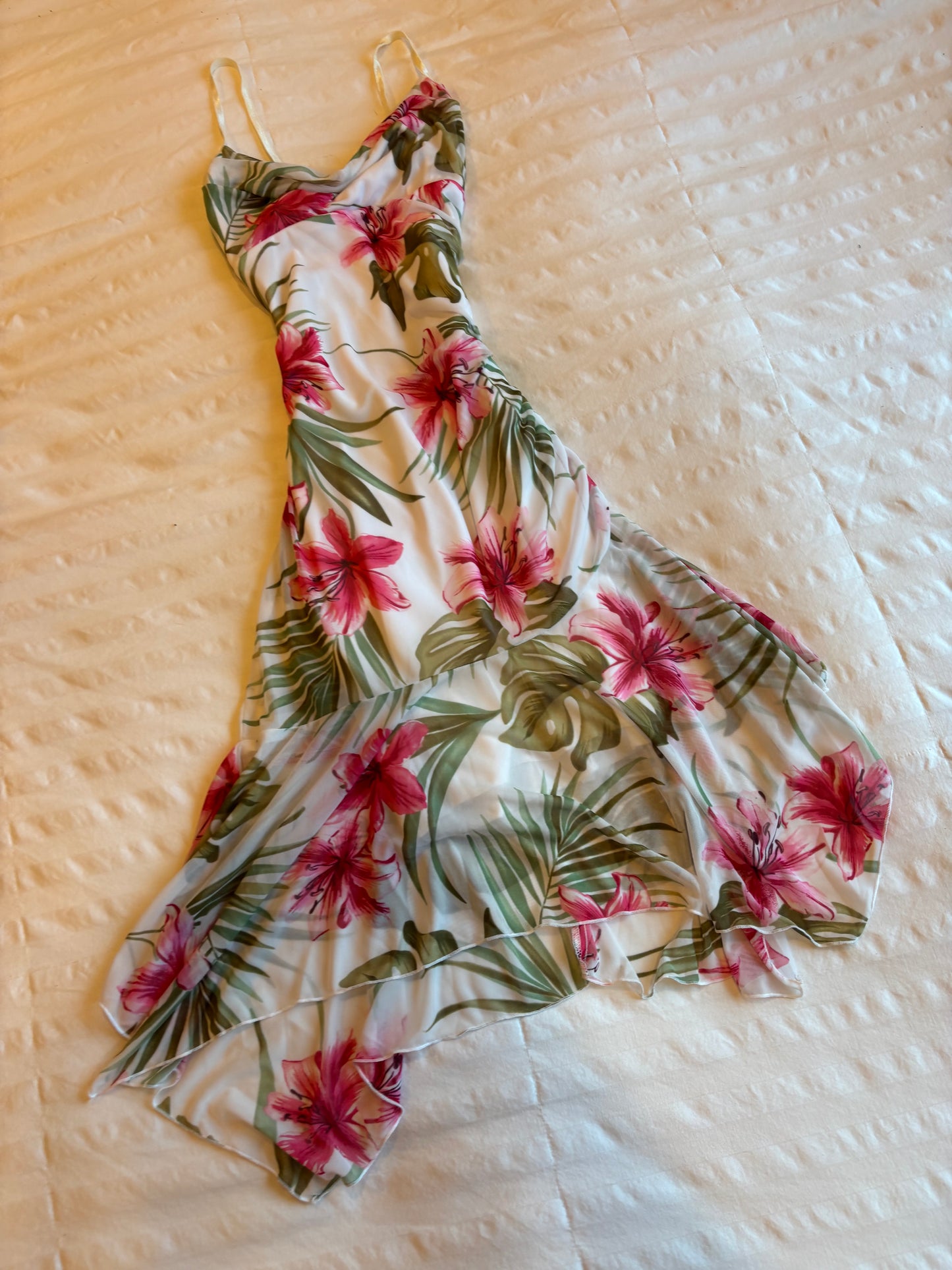 floral xoxo dress