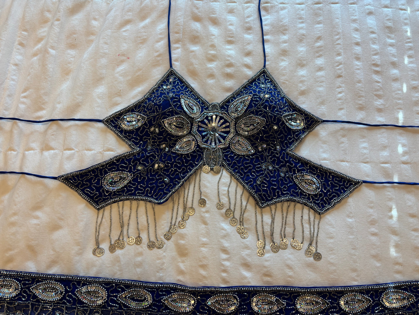 backless beaded butterfly set