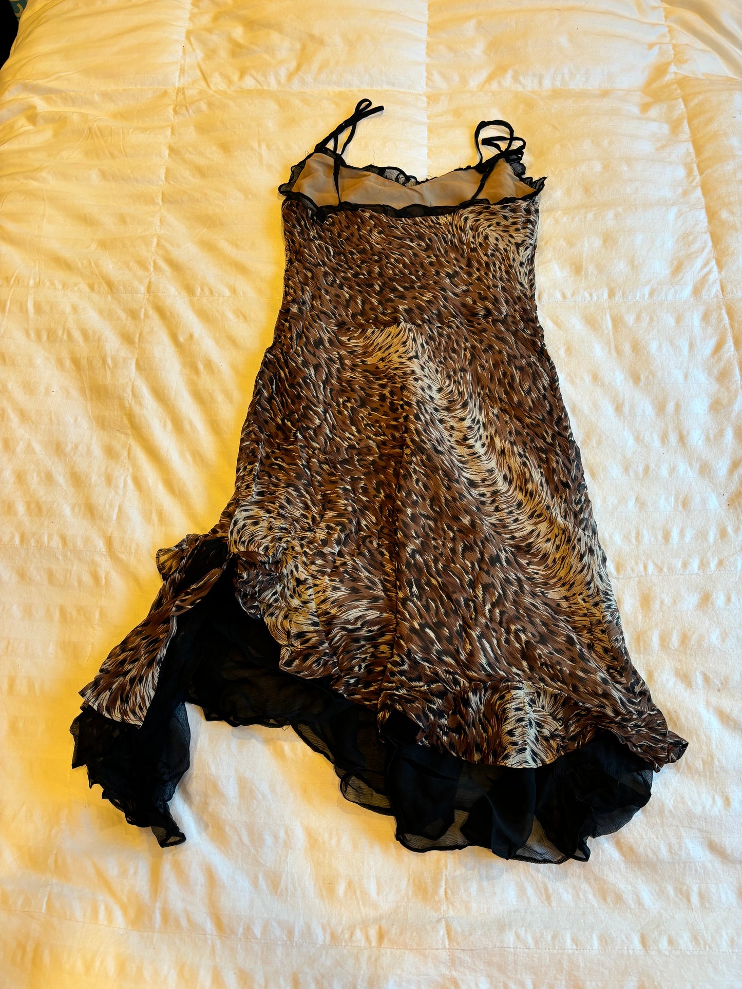 animal print betsy johnson dress