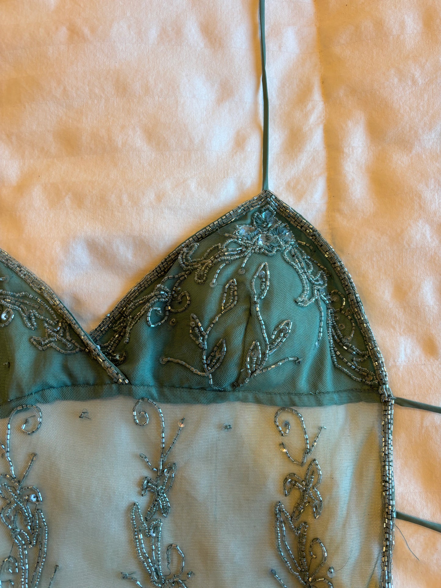 backless beaded passport top