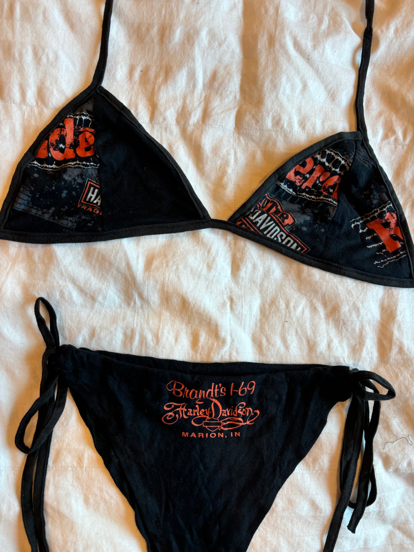 reworked harley davidson bikini