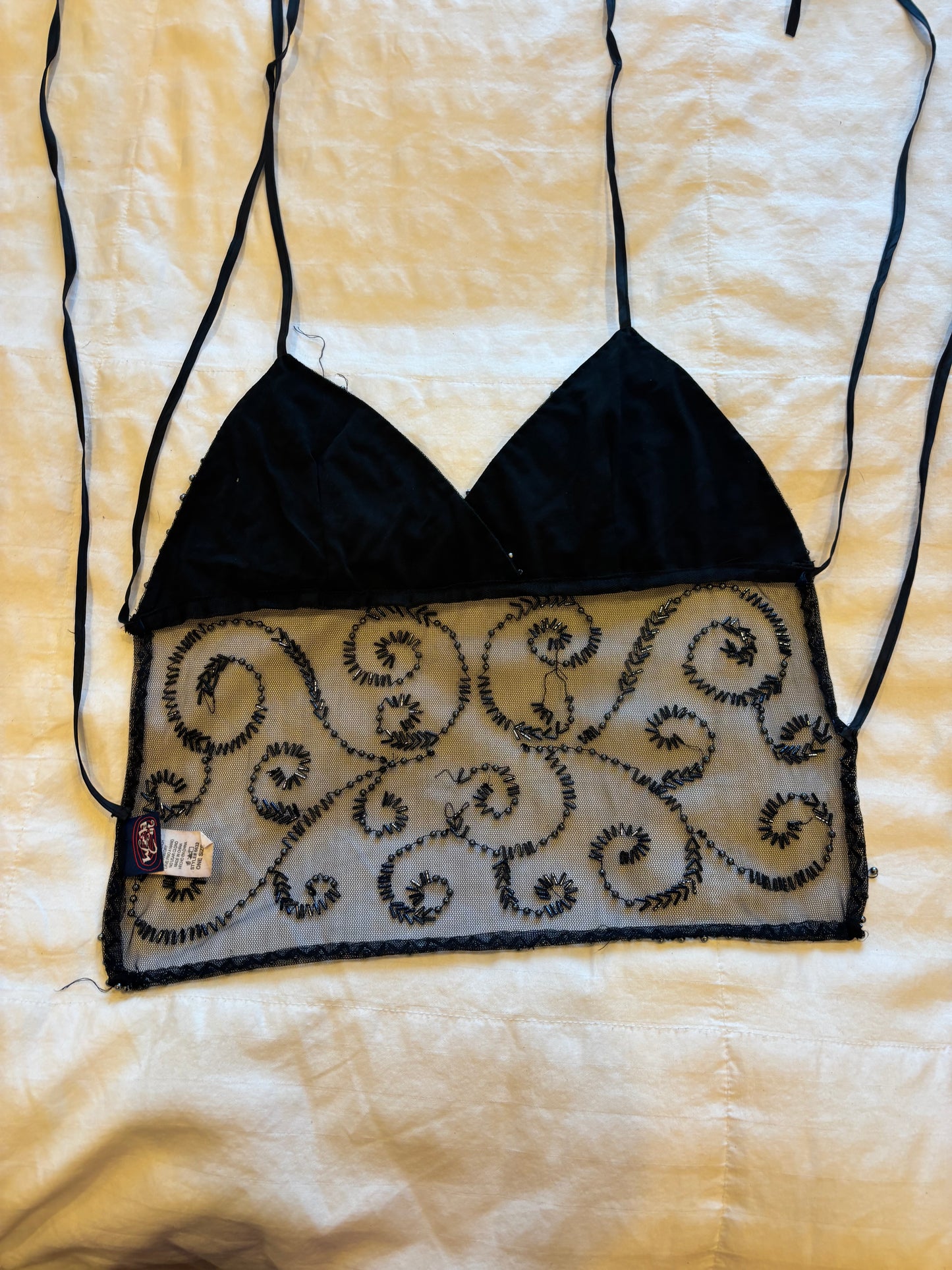 beaded top