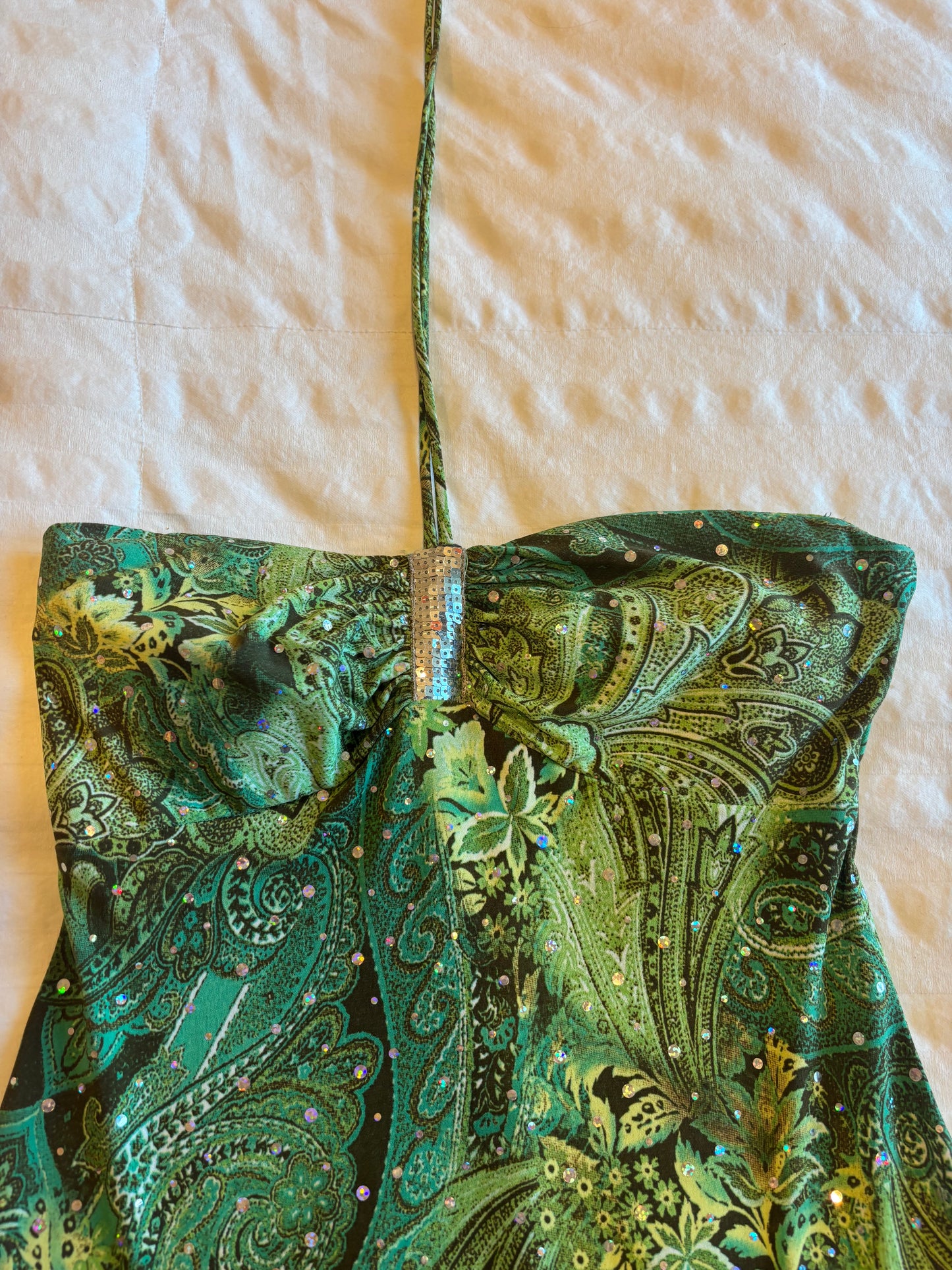 asymmetrical fairy halter dress