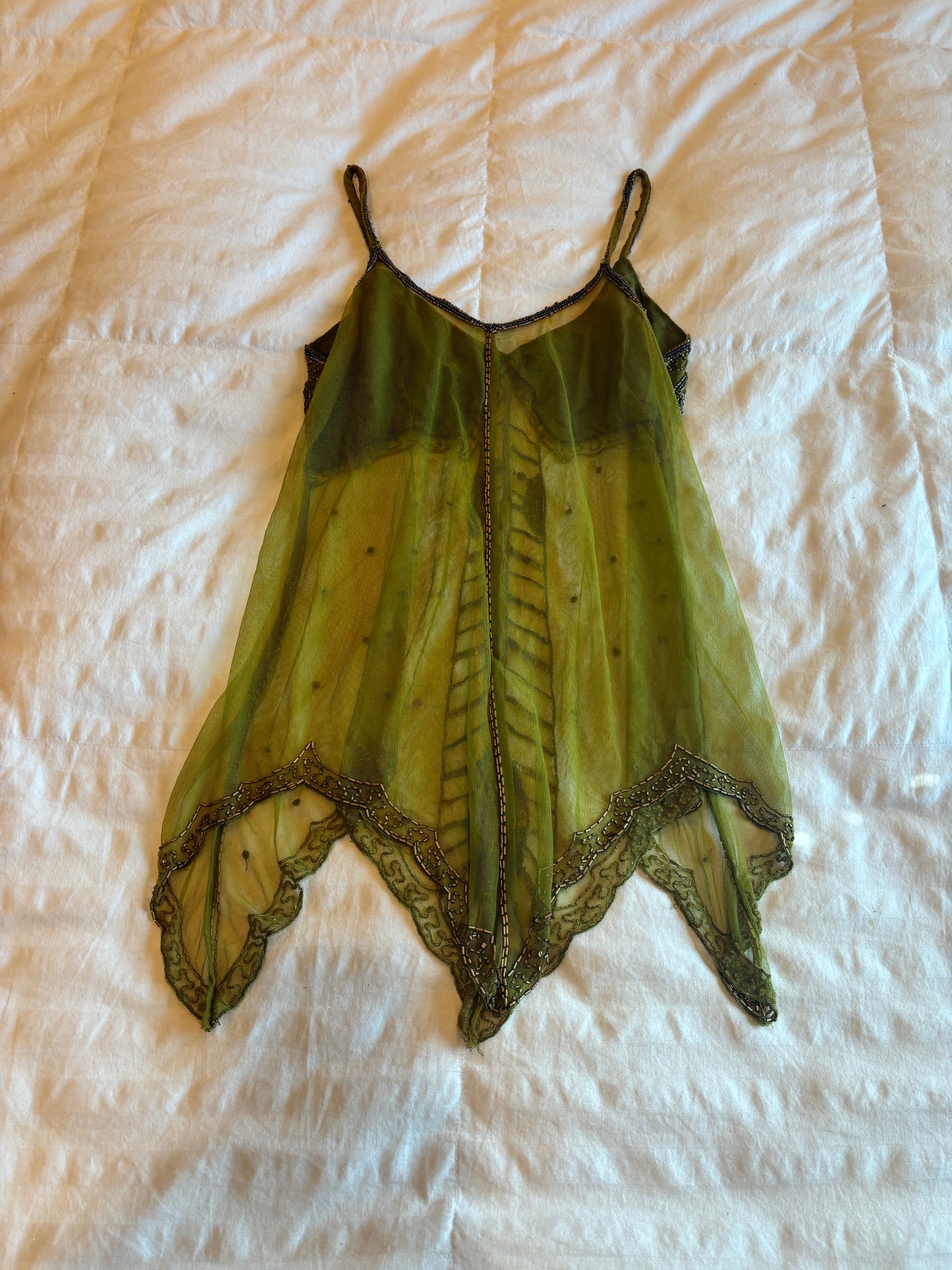 beaded fairy top