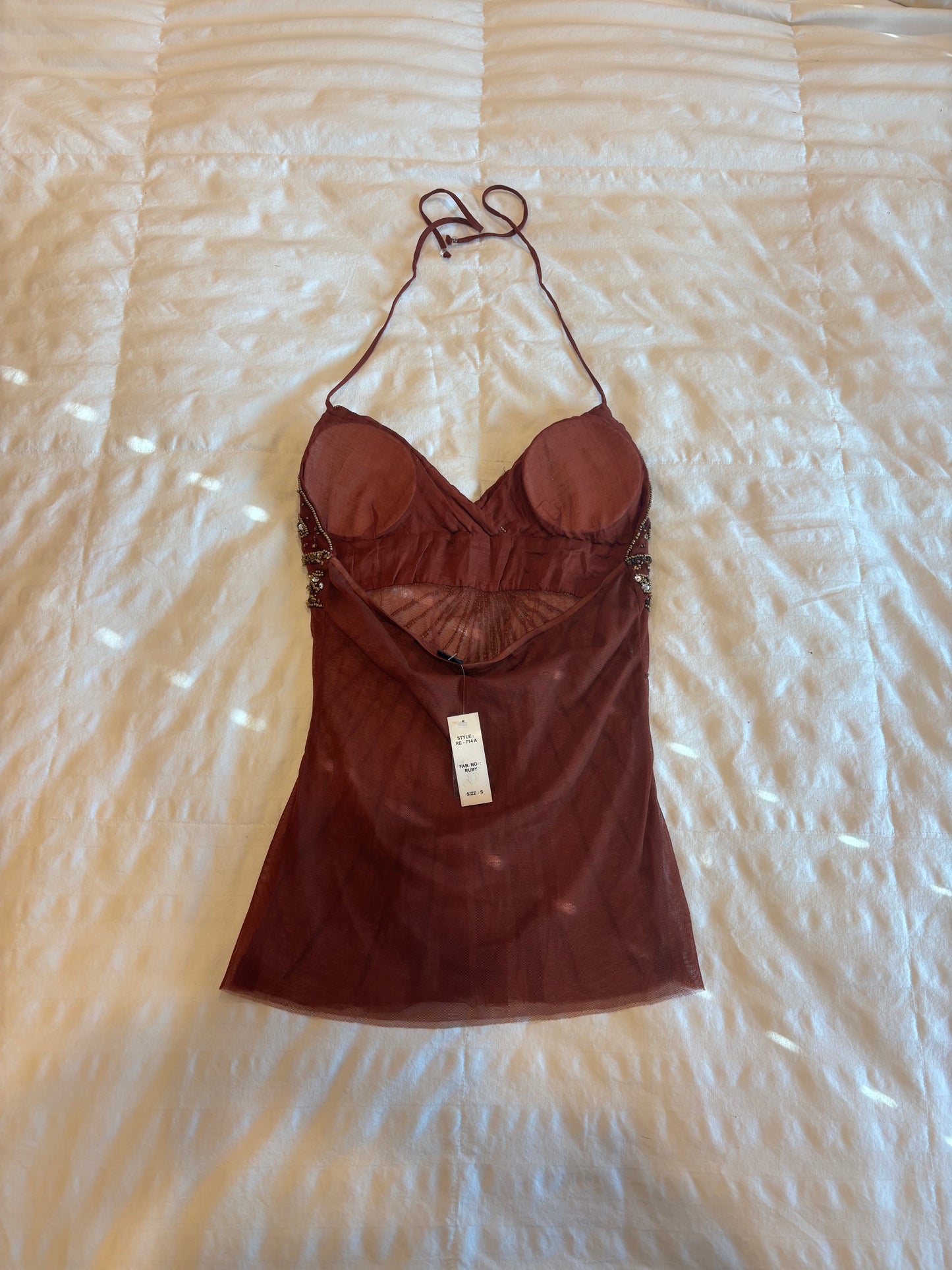 beaded top