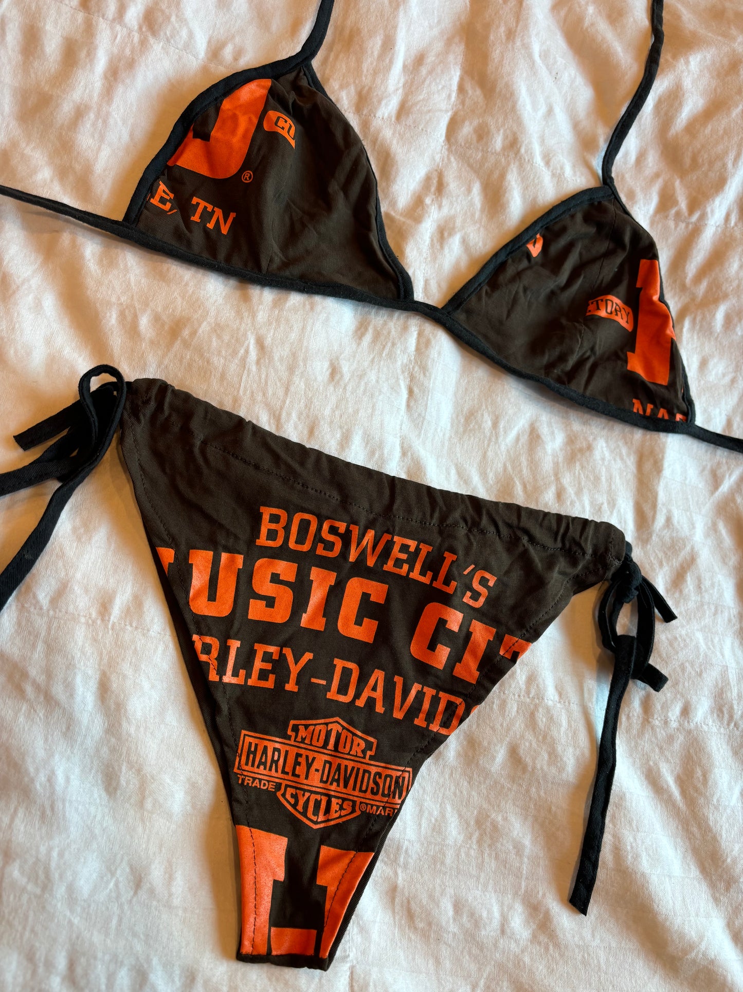 reworked harley davidson bikini