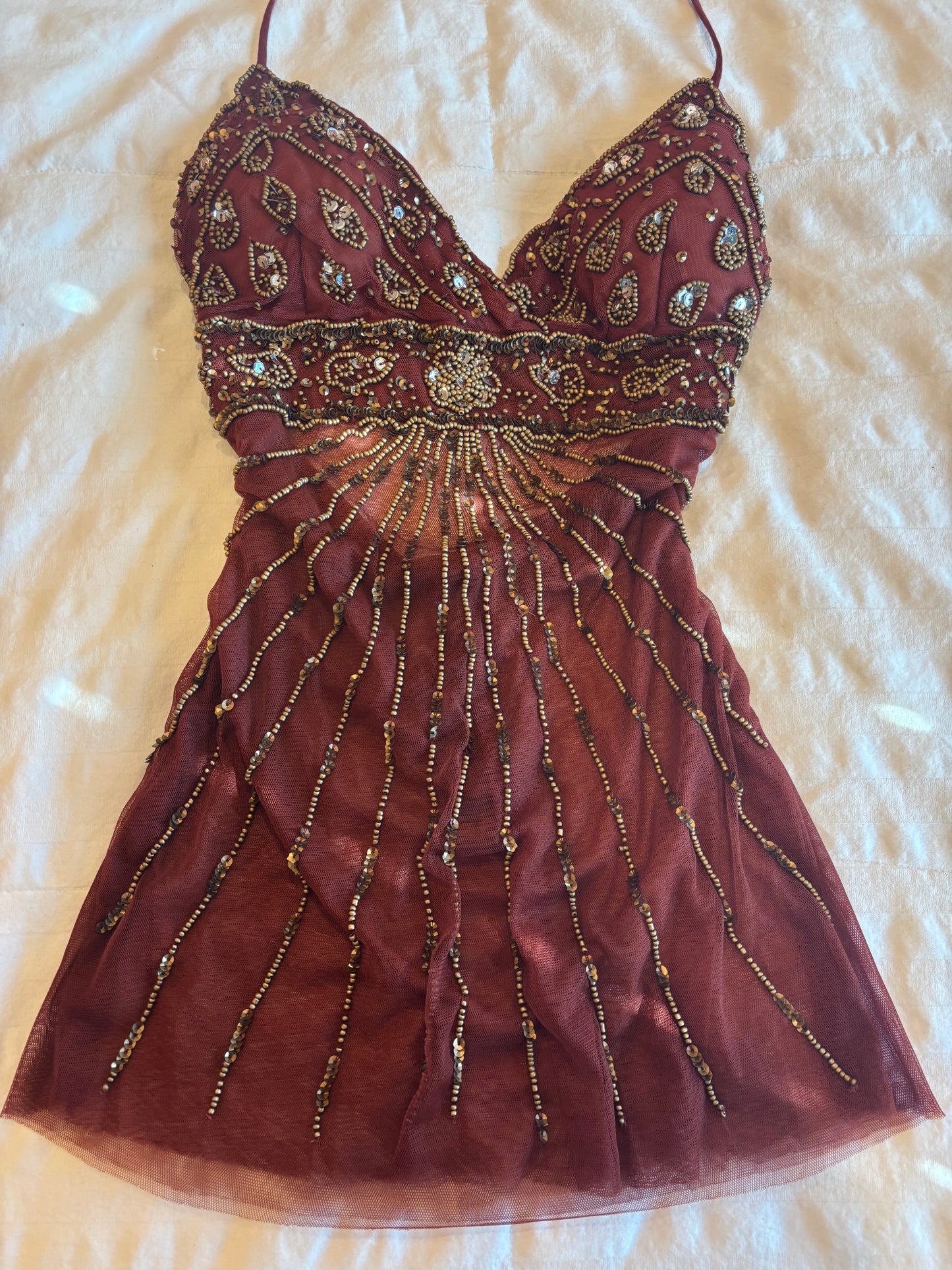 beaded top