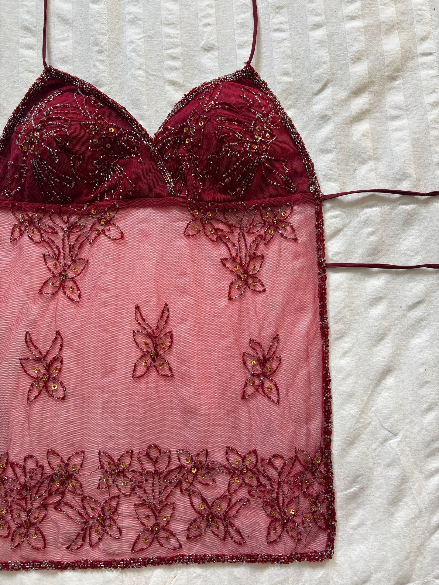 beaded top