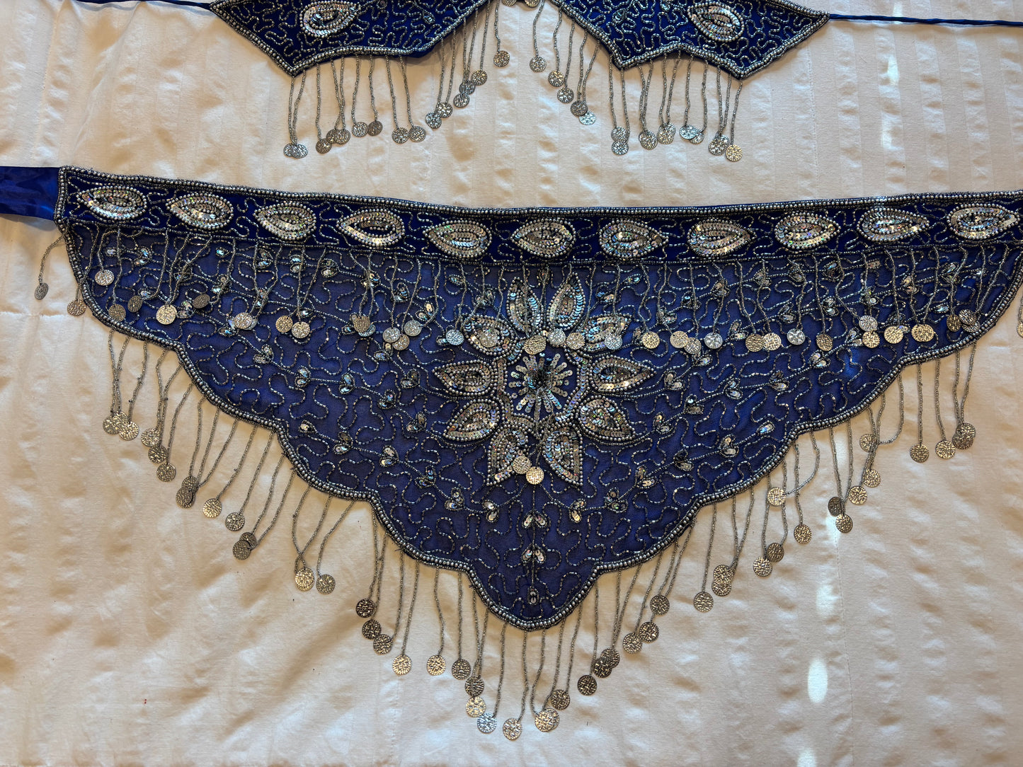 backless beaded butterfly set