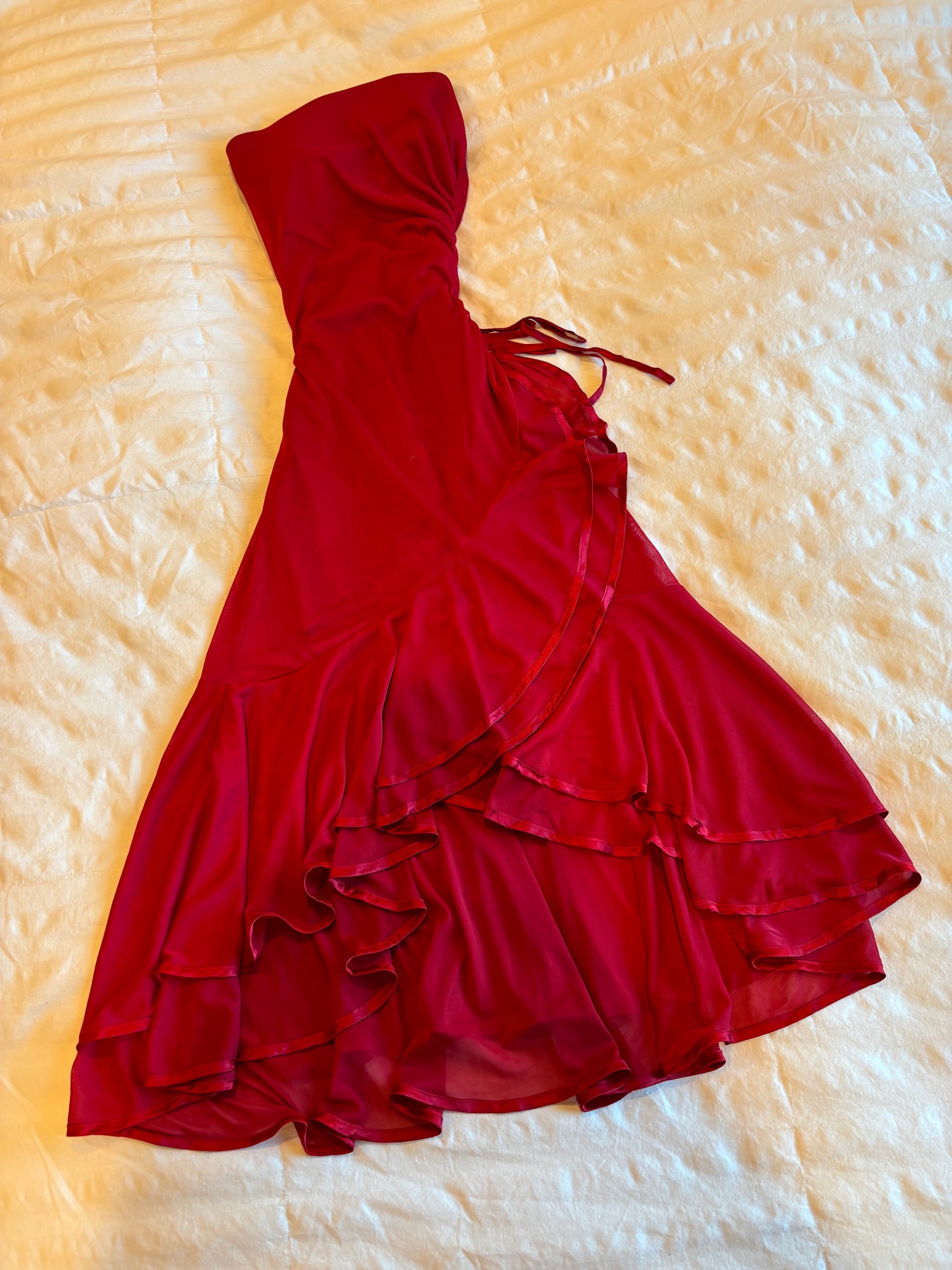 fairy strapless dress