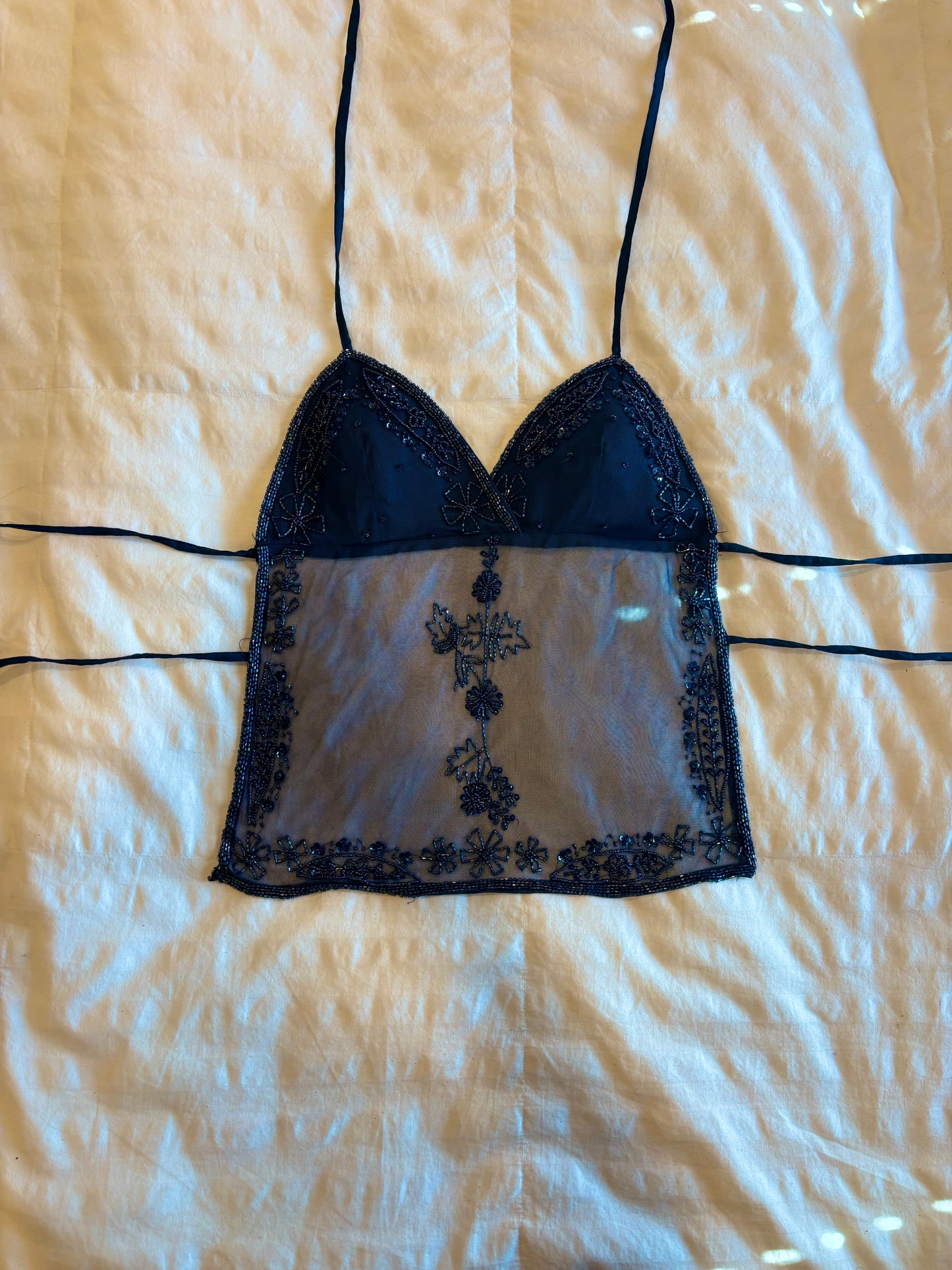 backless beaded top