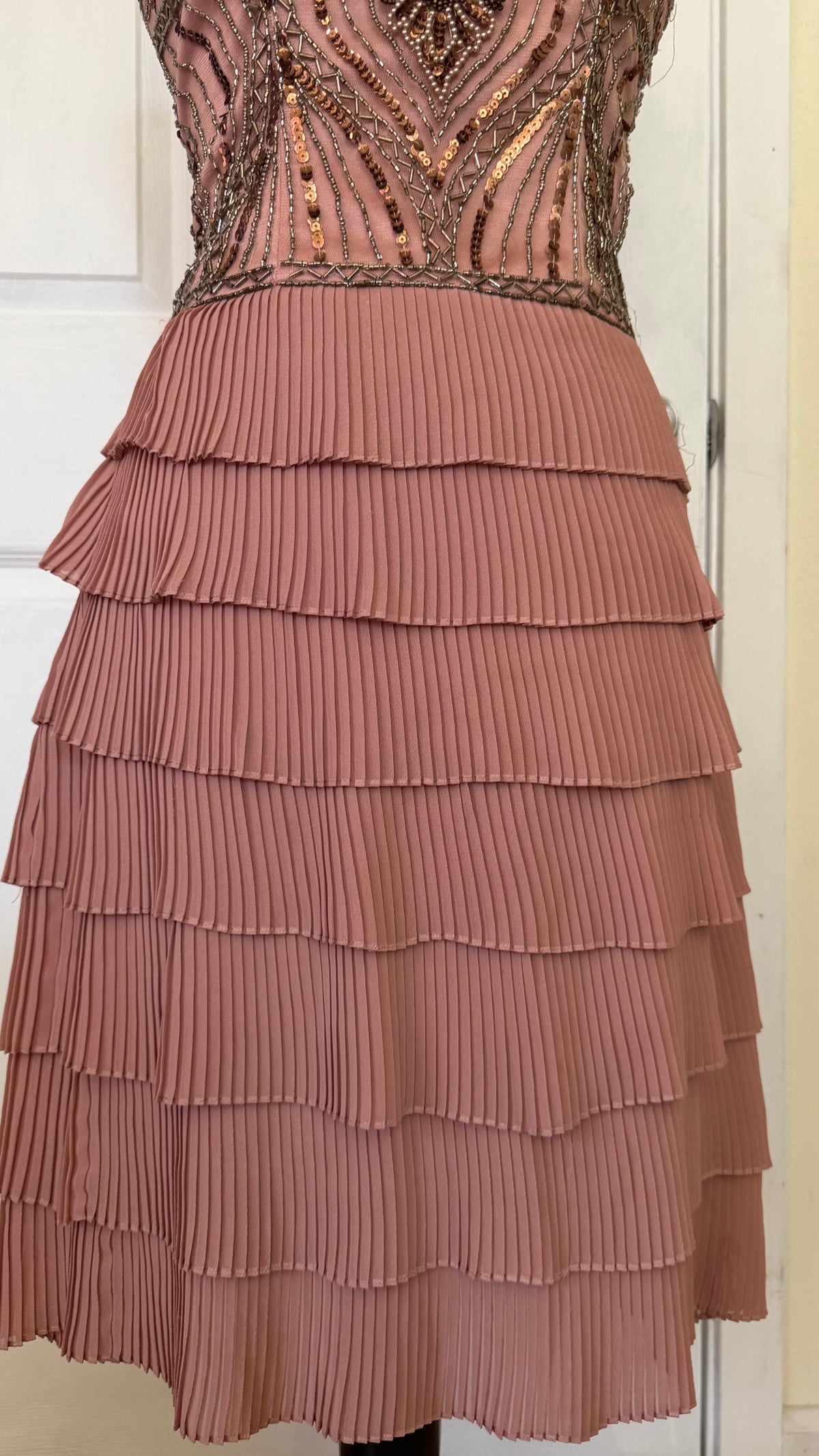 beaded  sue wong dress