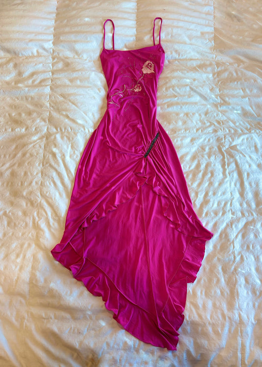 asymmetrical ynes dress