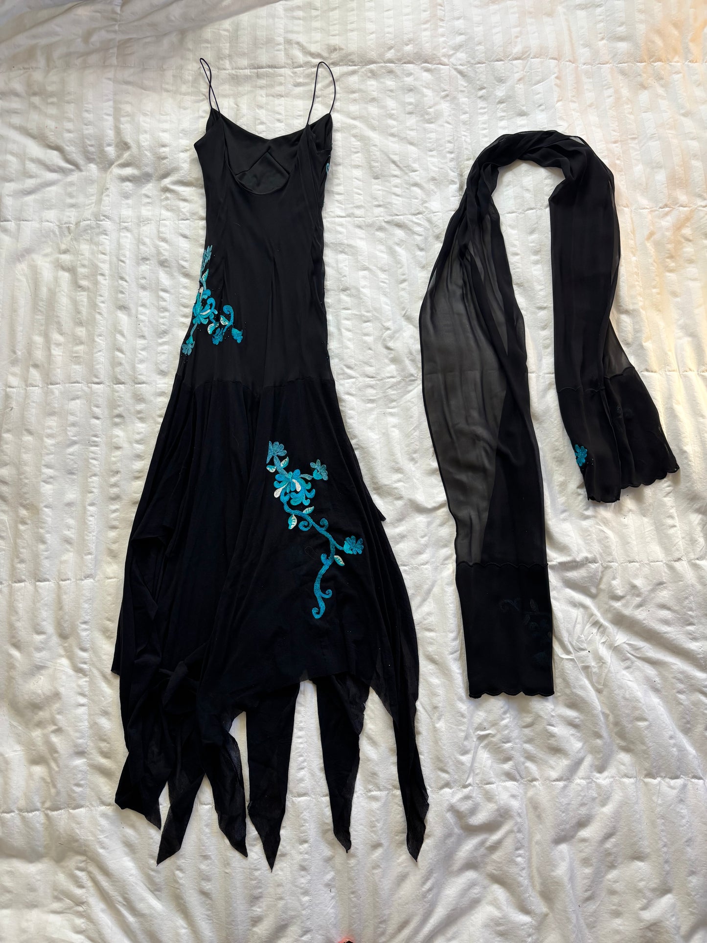 cache beaded dress set