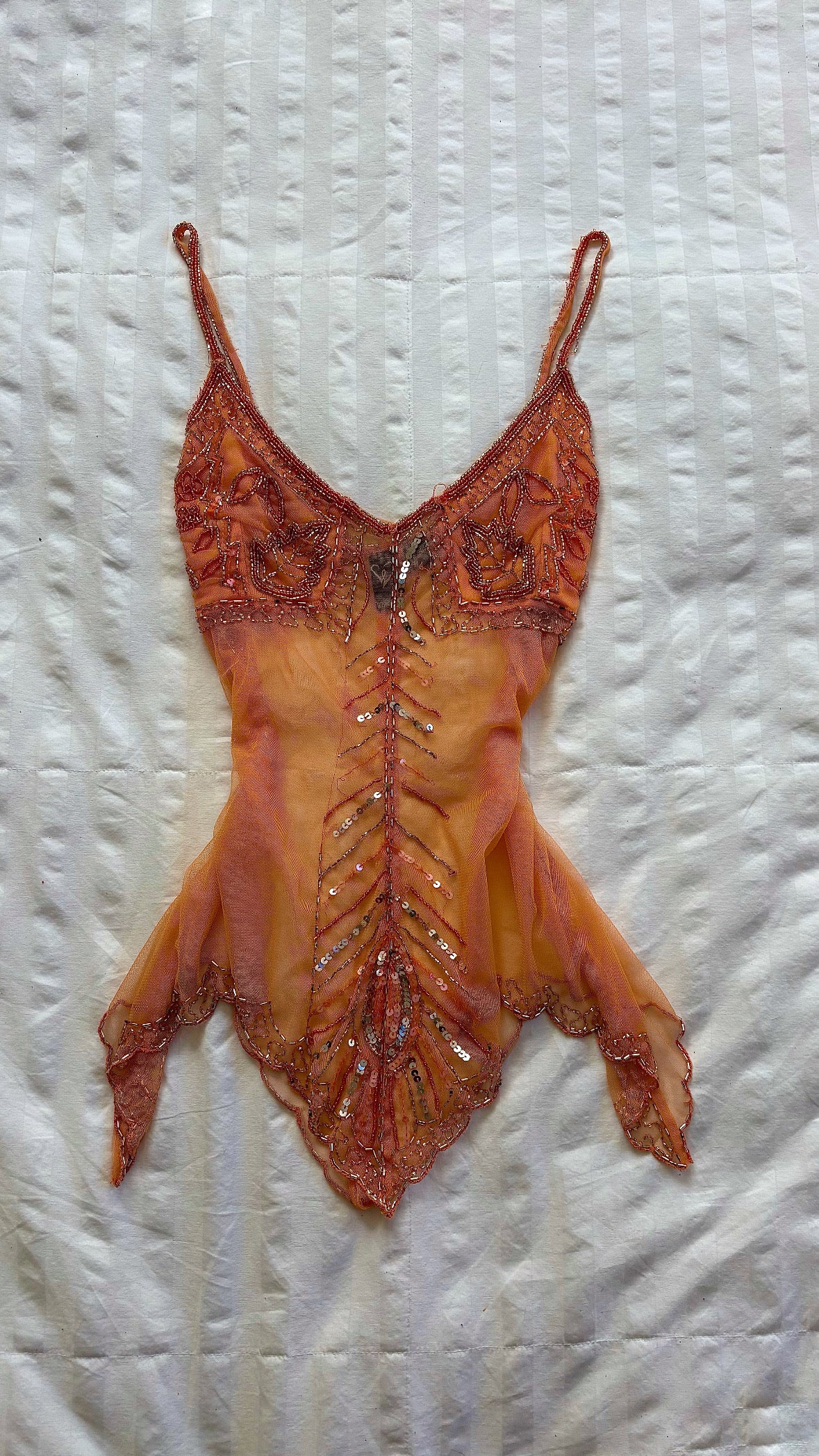 beaded top