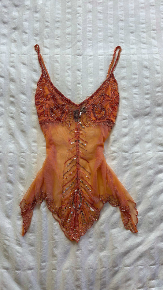 beaded top