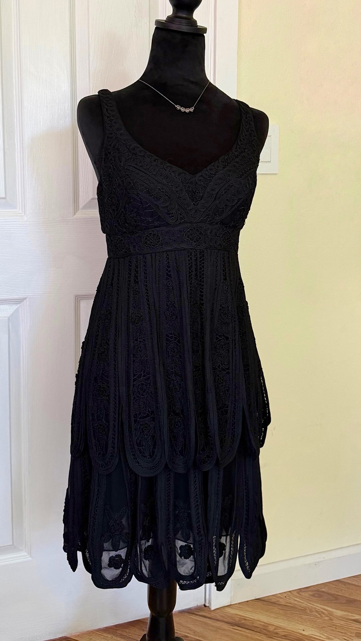 beaded sue wong dress