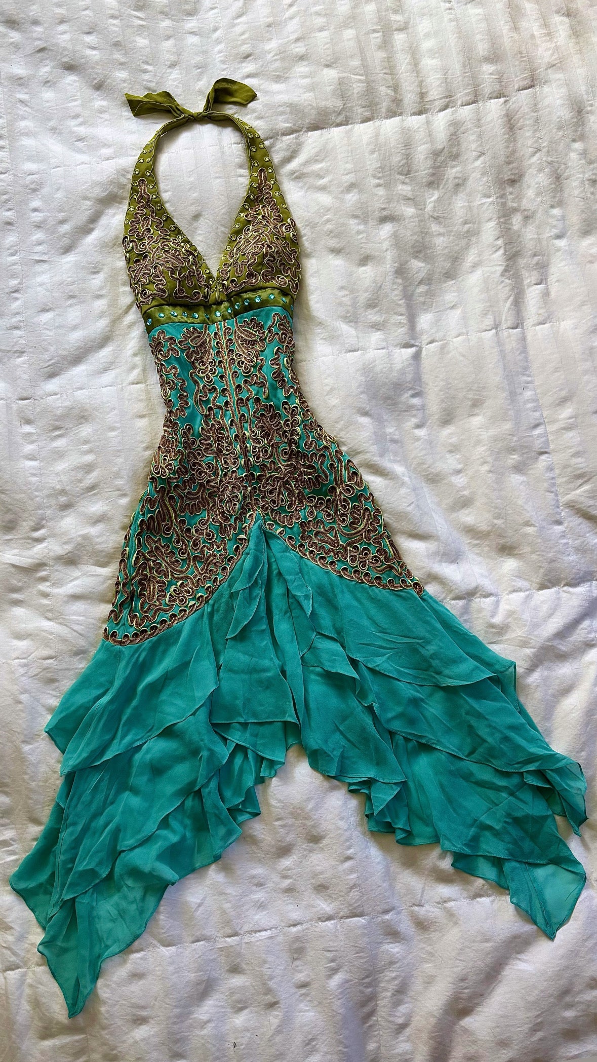 beaded vintage sue wong dress