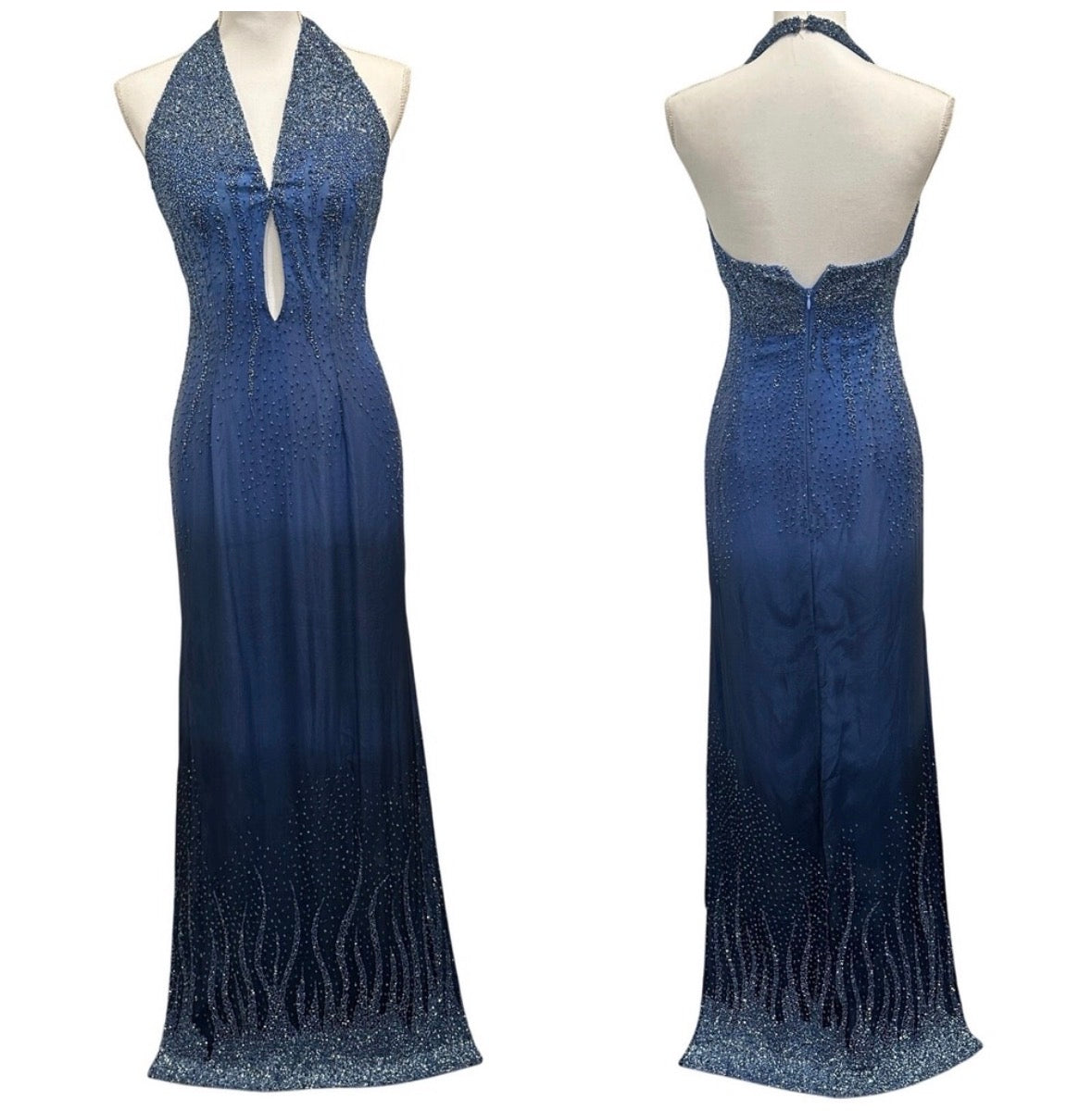 beaded maxi dress