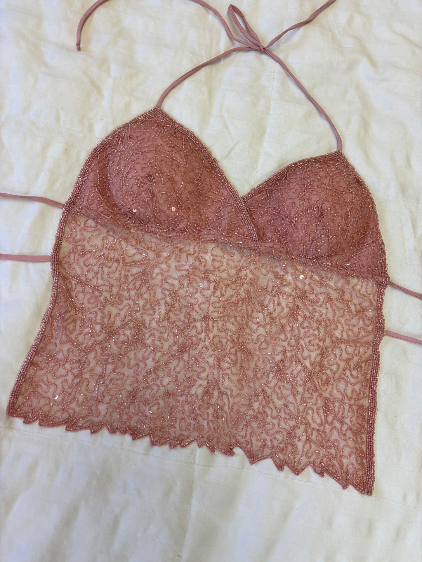 beaded top