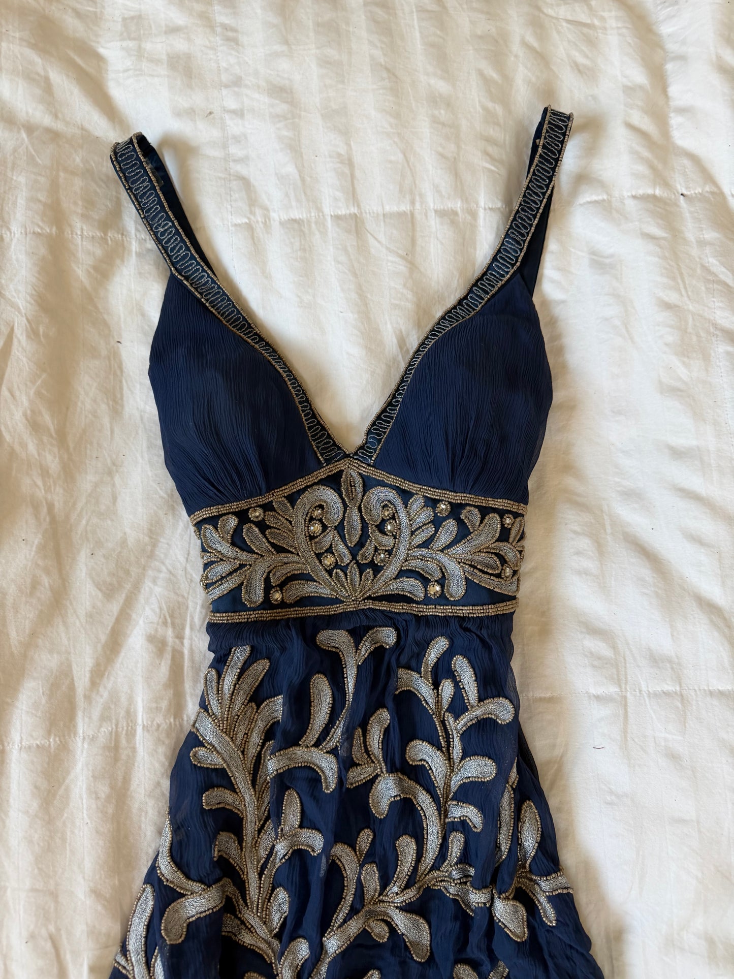 beaded sue wong dress