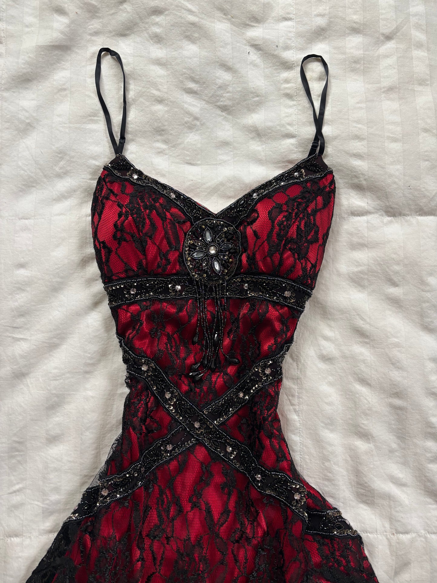 beaded vintage sue wong dress
