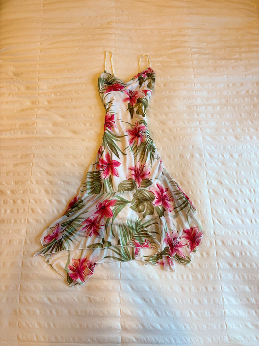 floral xoxo dress