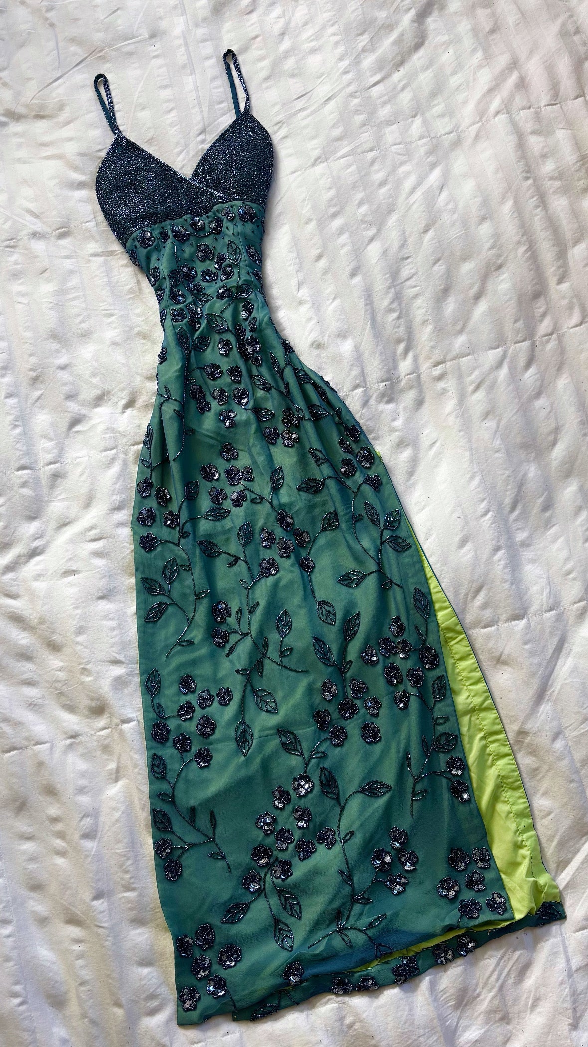 beaded dress