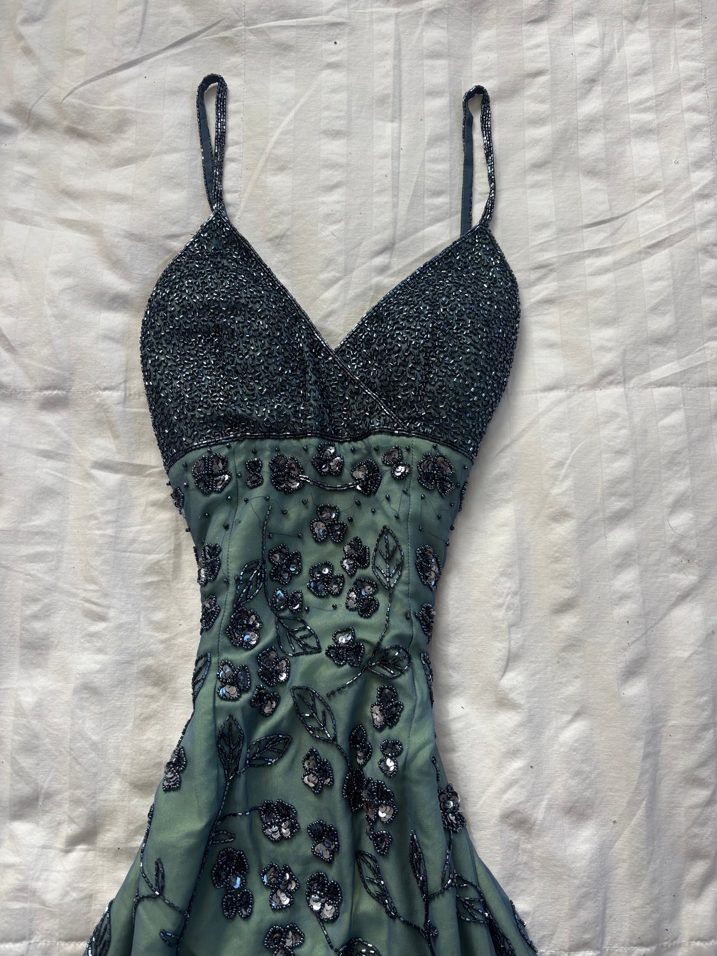 beaded dress