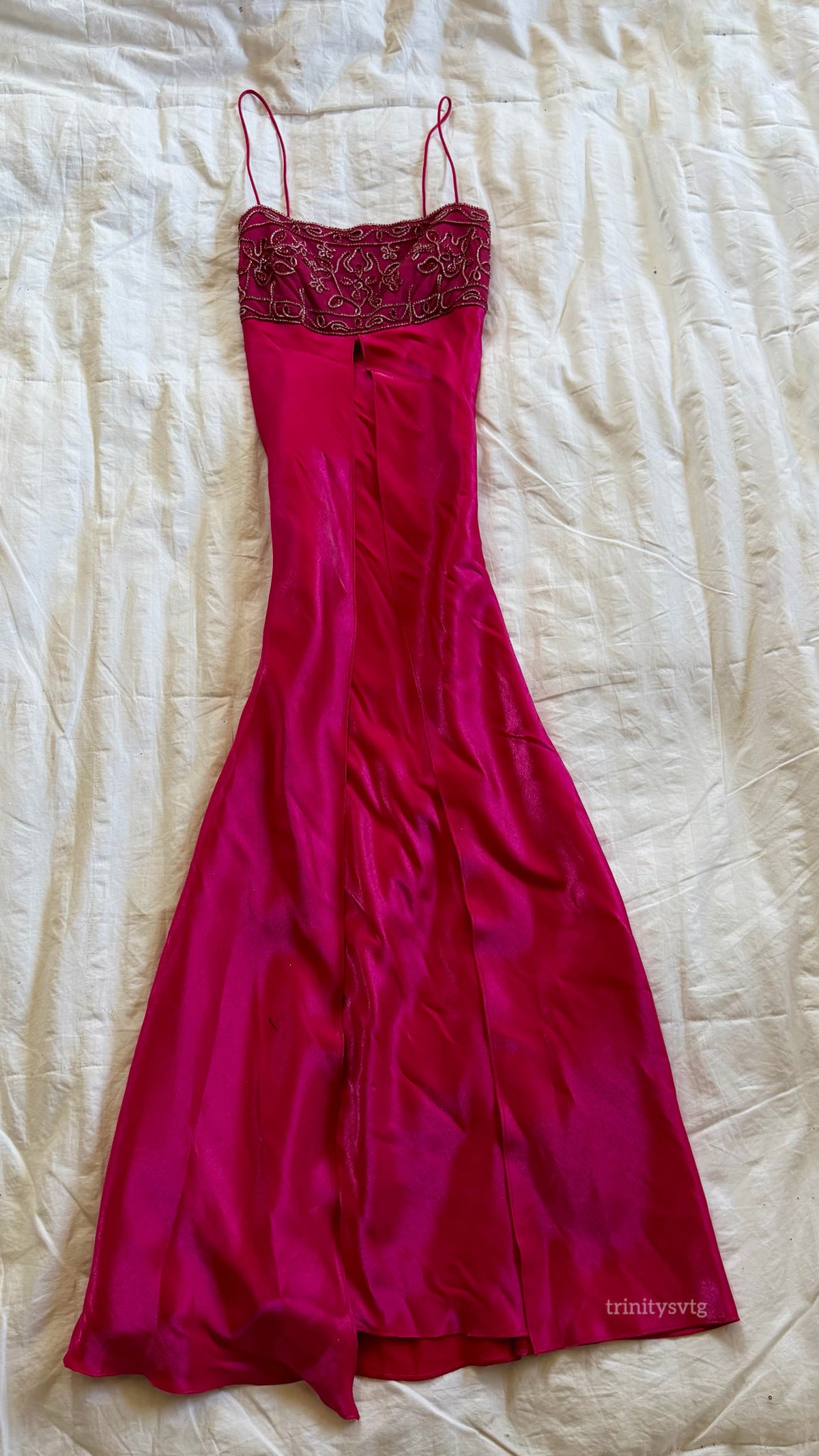 adorable maxi beaded dress