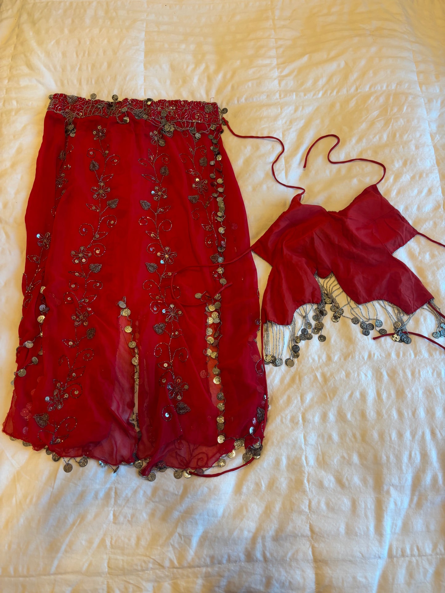 adorable         backless beaded set