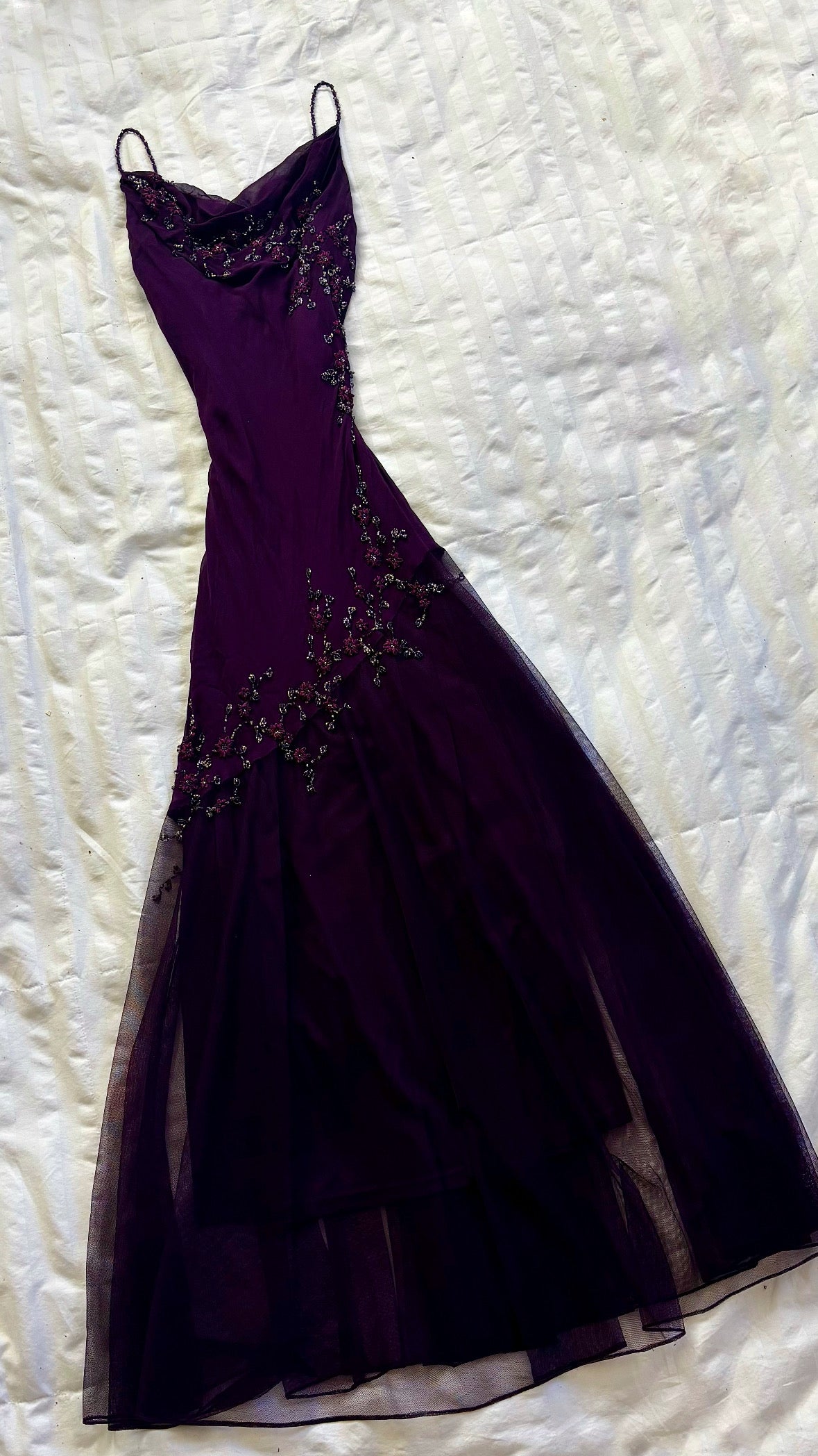 beaded dress