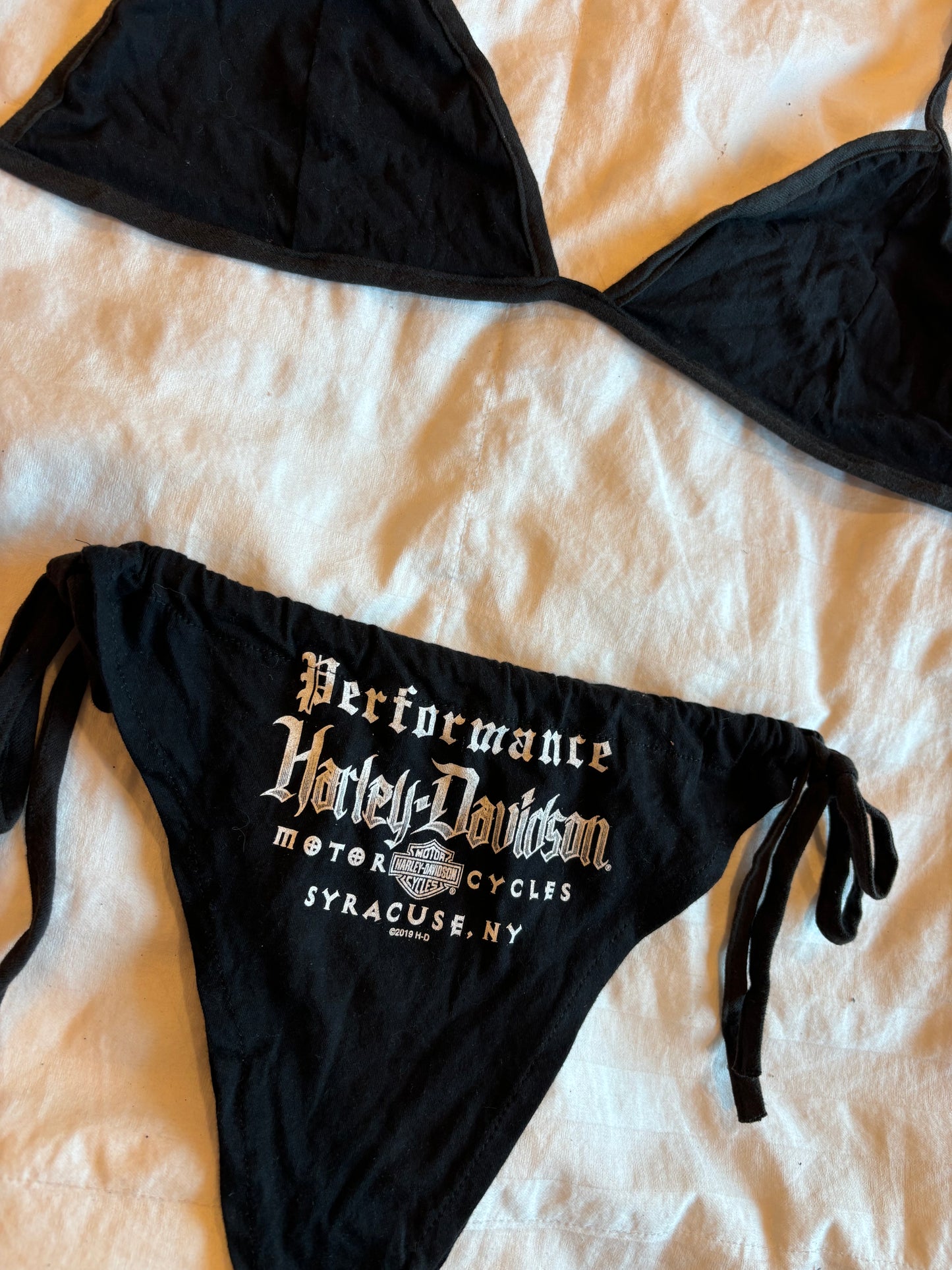 reworked harley davidson bikini