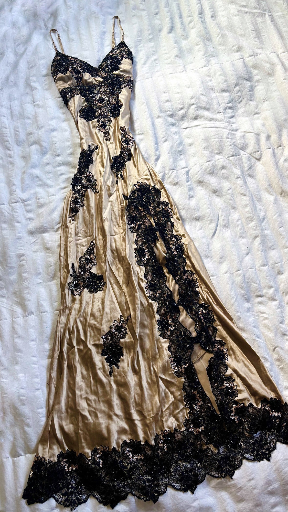 beaded rare sue wong dress