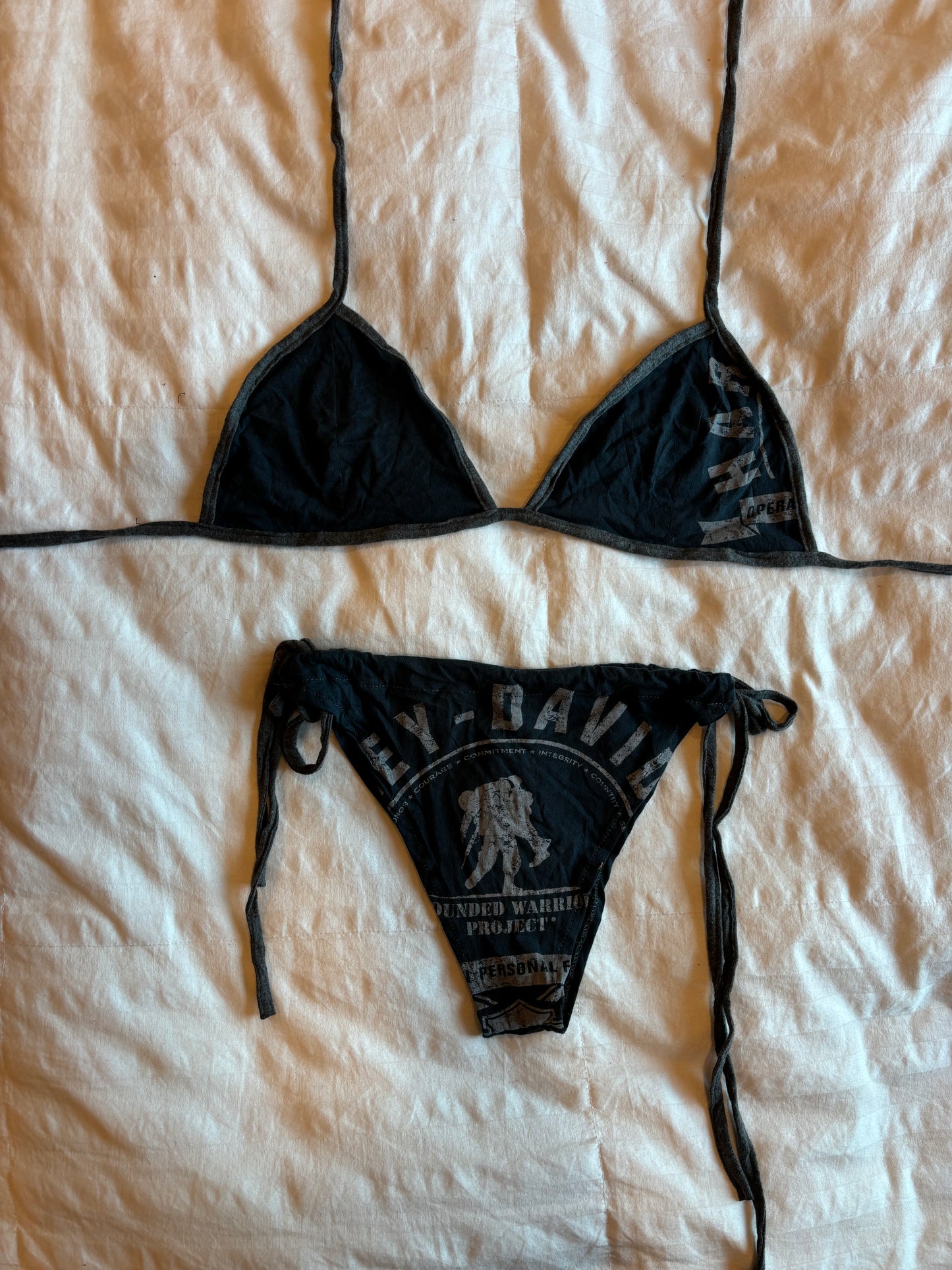 reworked harley davidson bikini