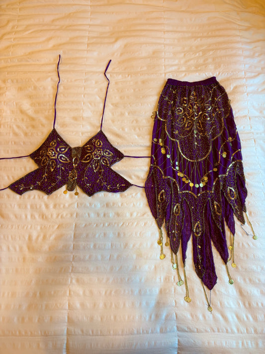 butterfly beaded set