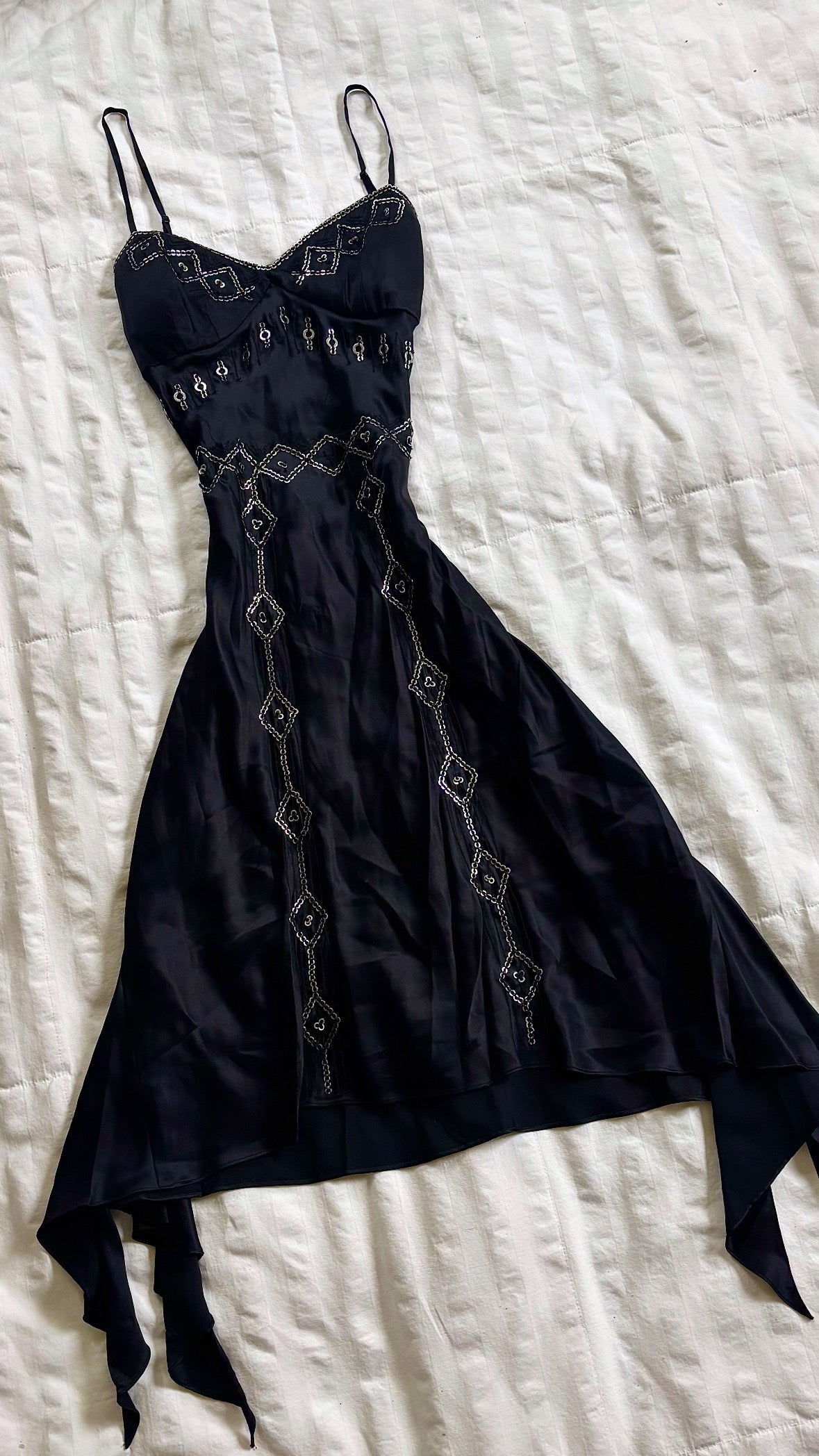 sue wong beaded dress