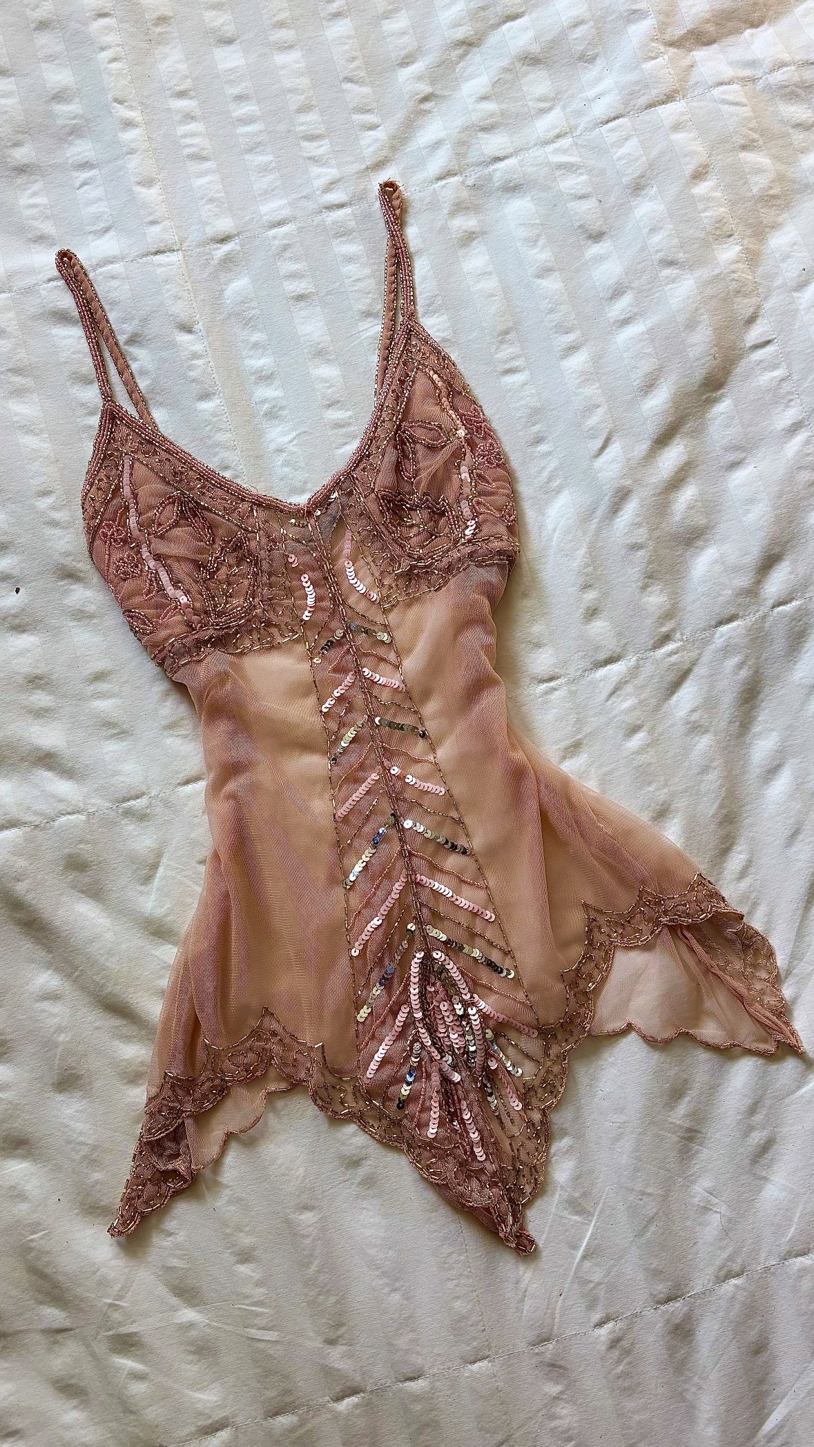 beaded top