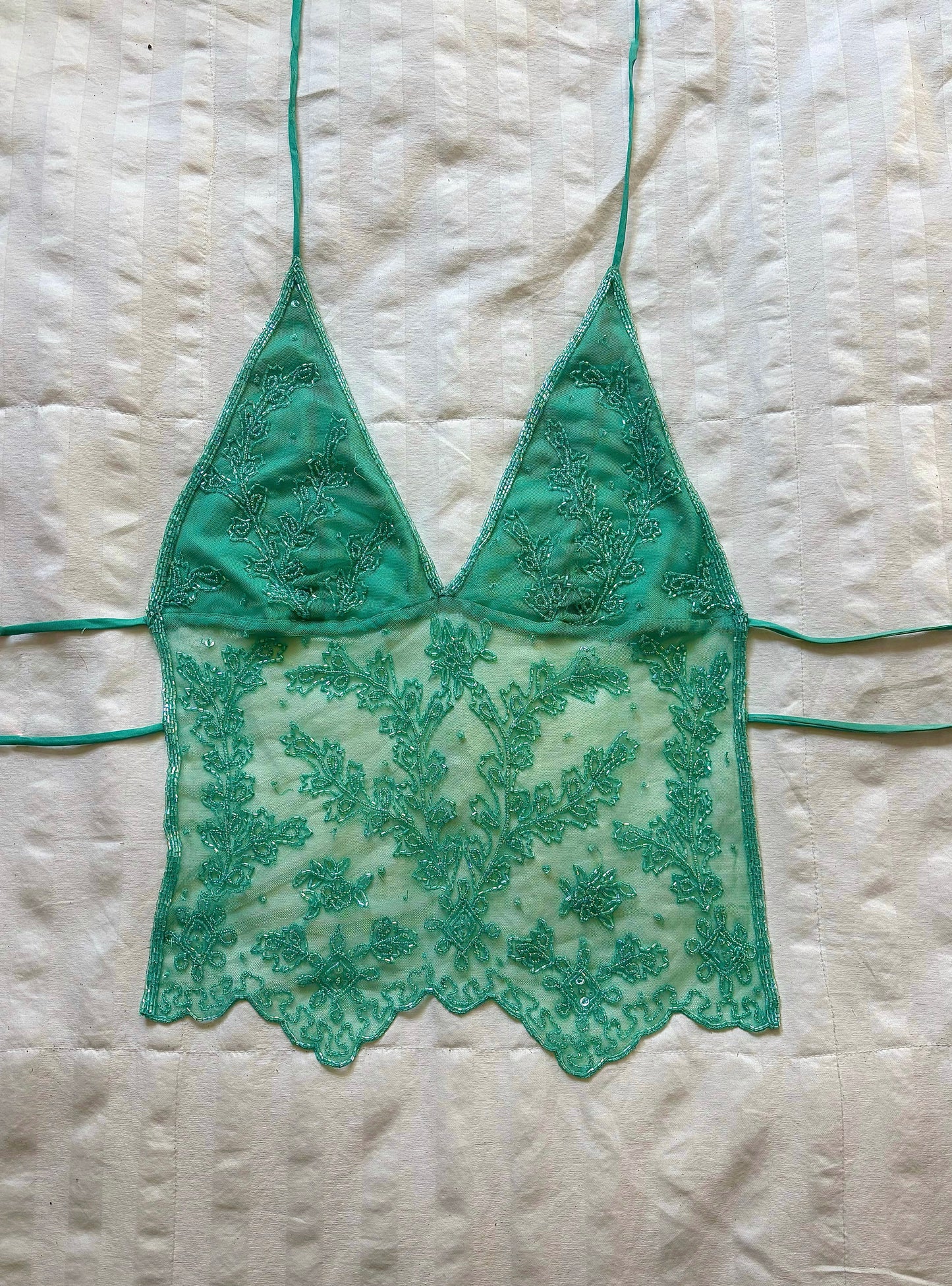 beaded fairy top