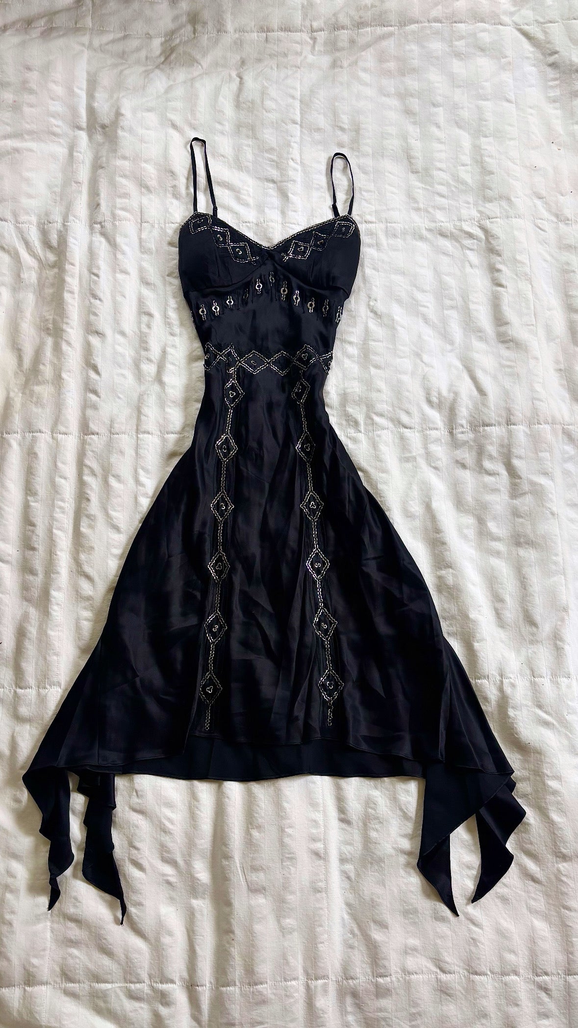 sue wong beaded dress