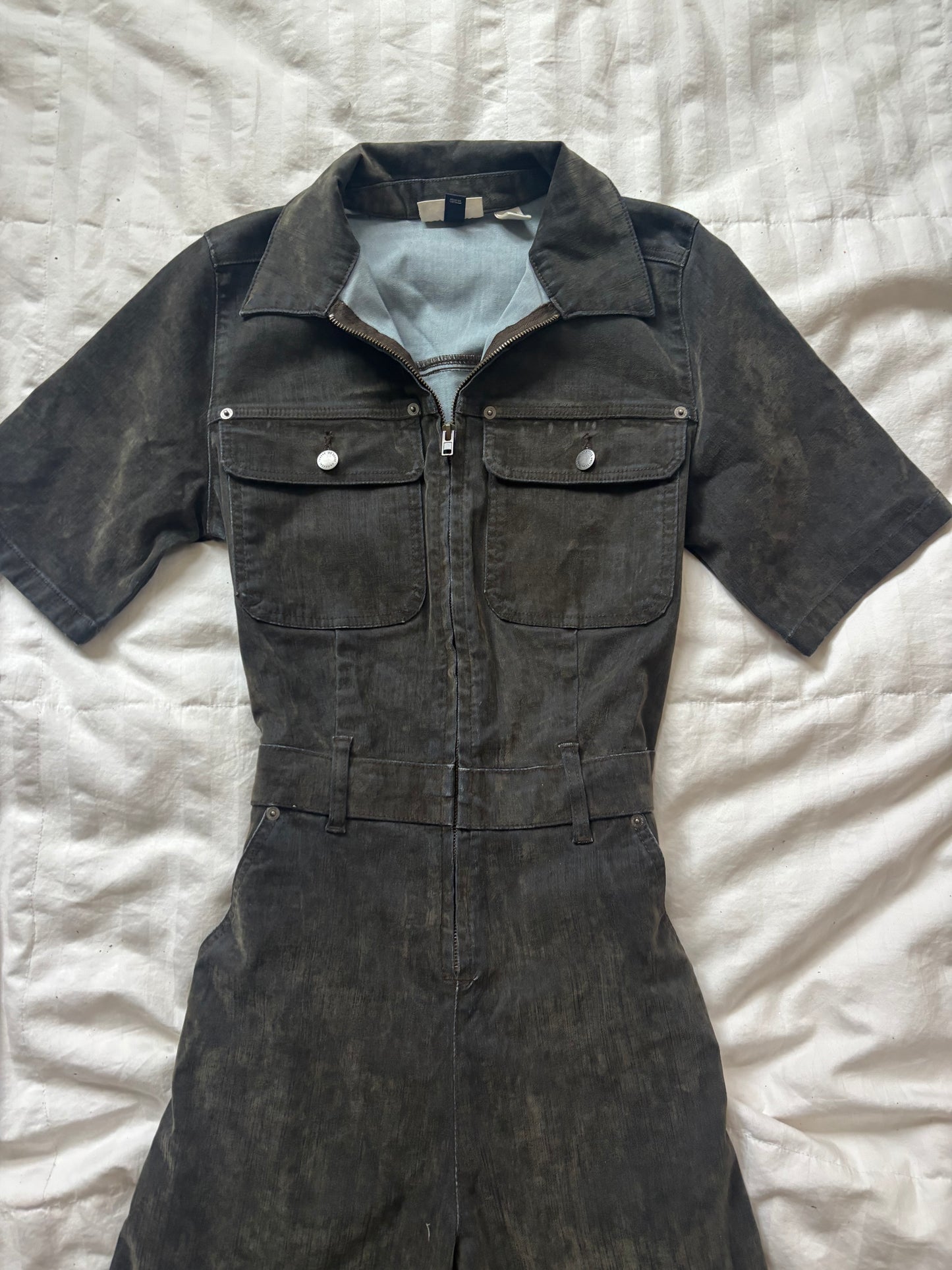 denim jumpsuit