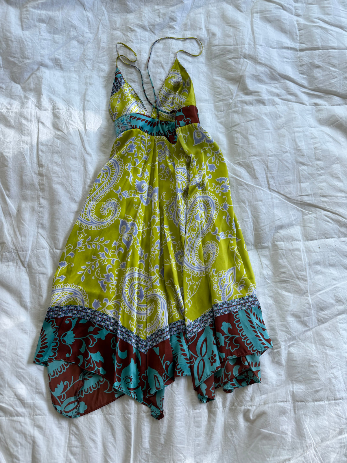 silk dress