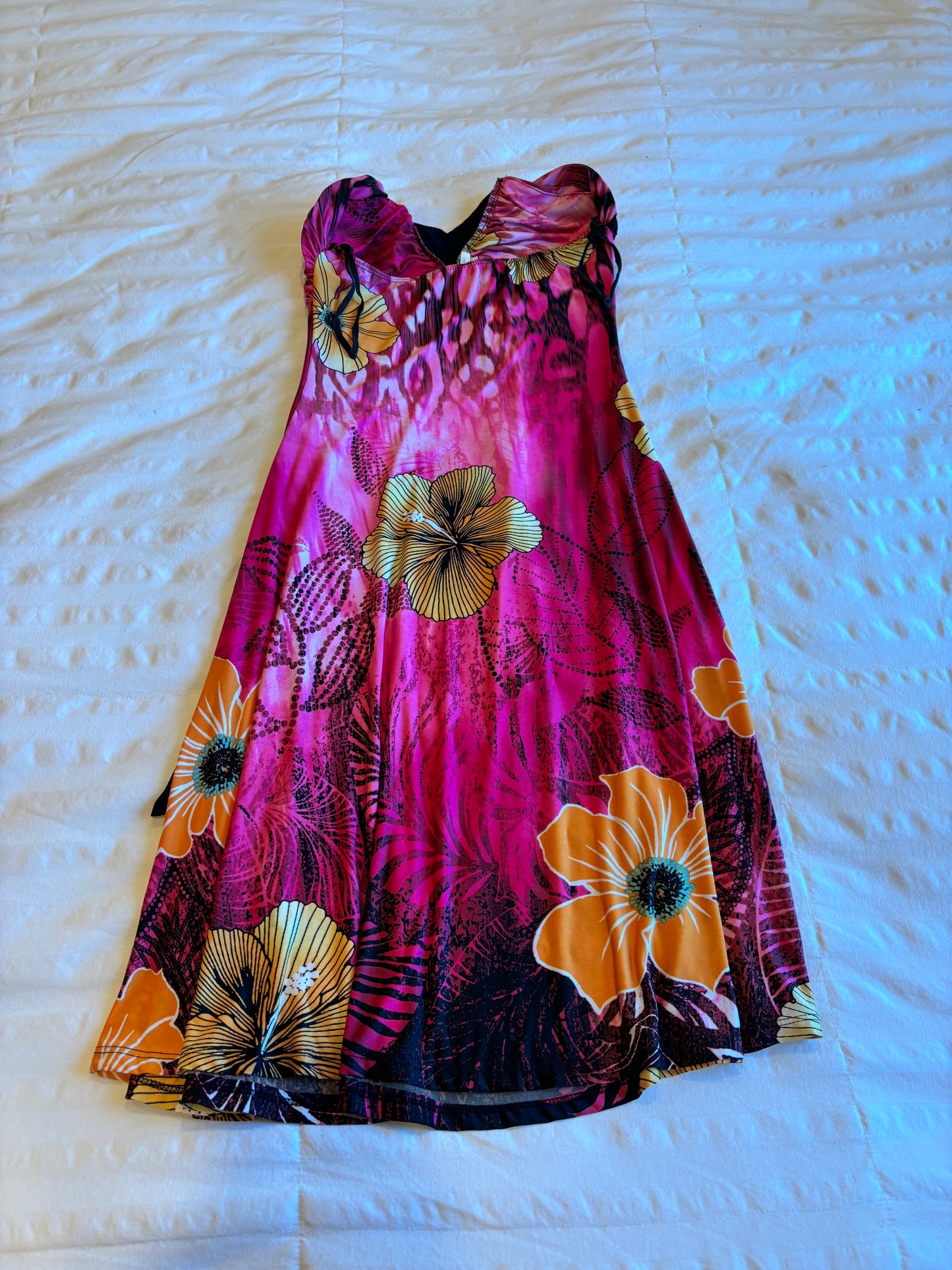halter floral dress