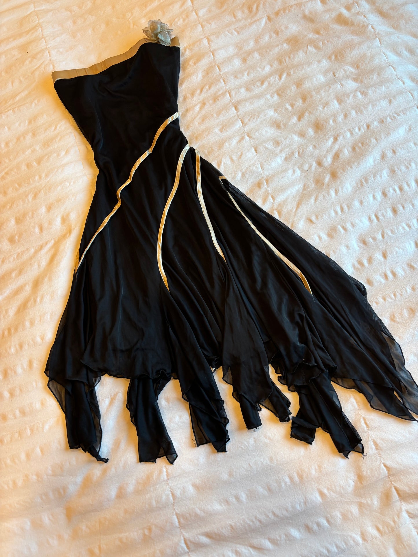 asymmetrical windsor dress